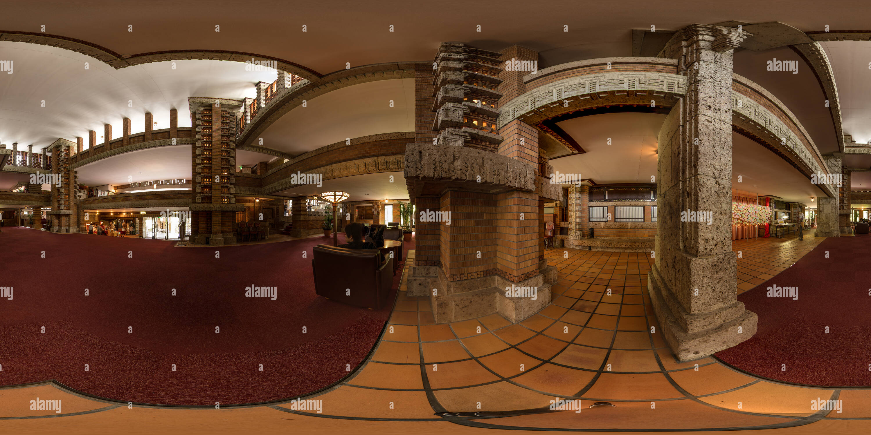 360 degree panoramic view of Imperial Hotel MEIJI MURA