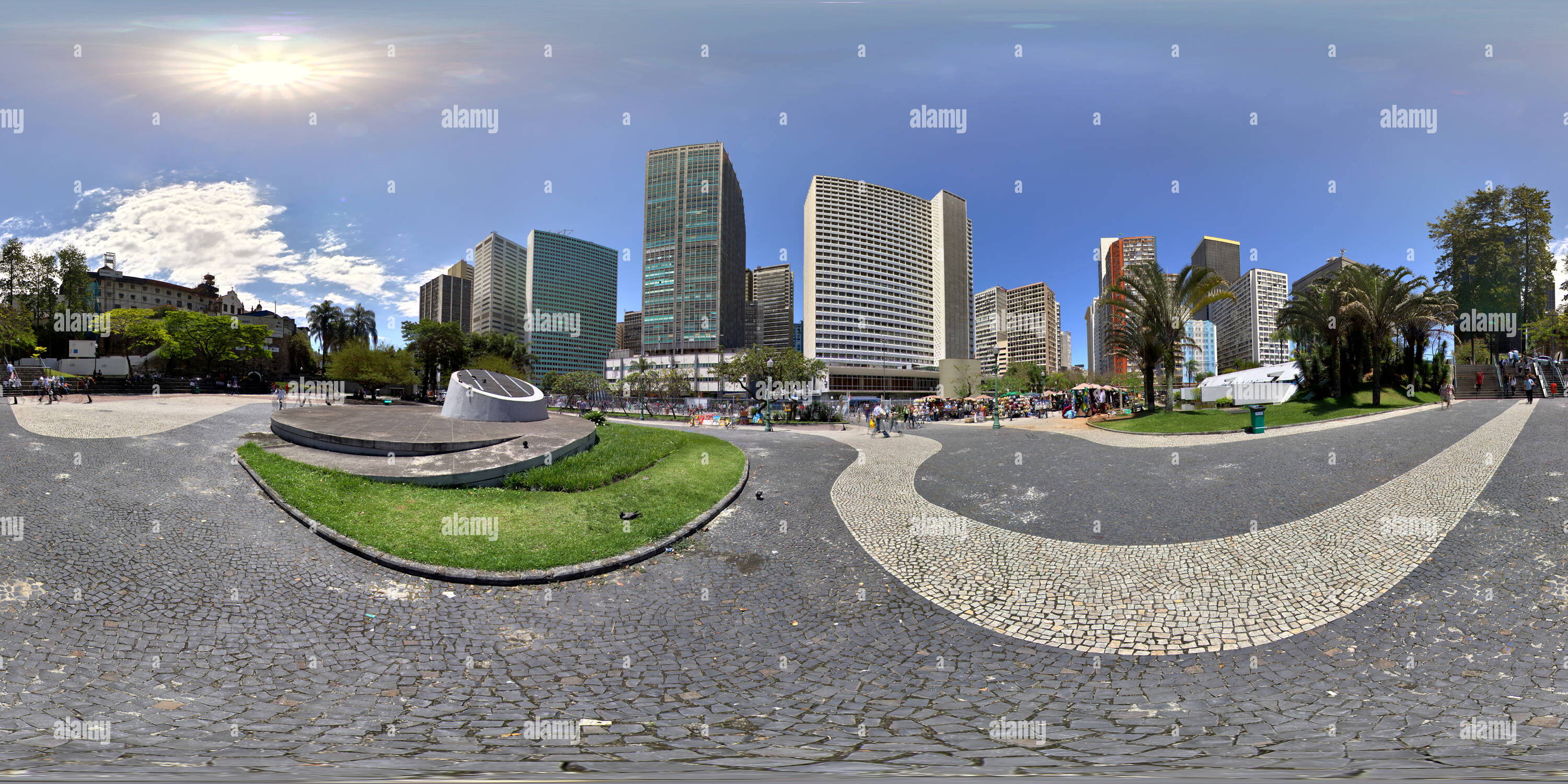 360° view of Brasil, Rio De Janeiro, Largo da Carioca - Alamy