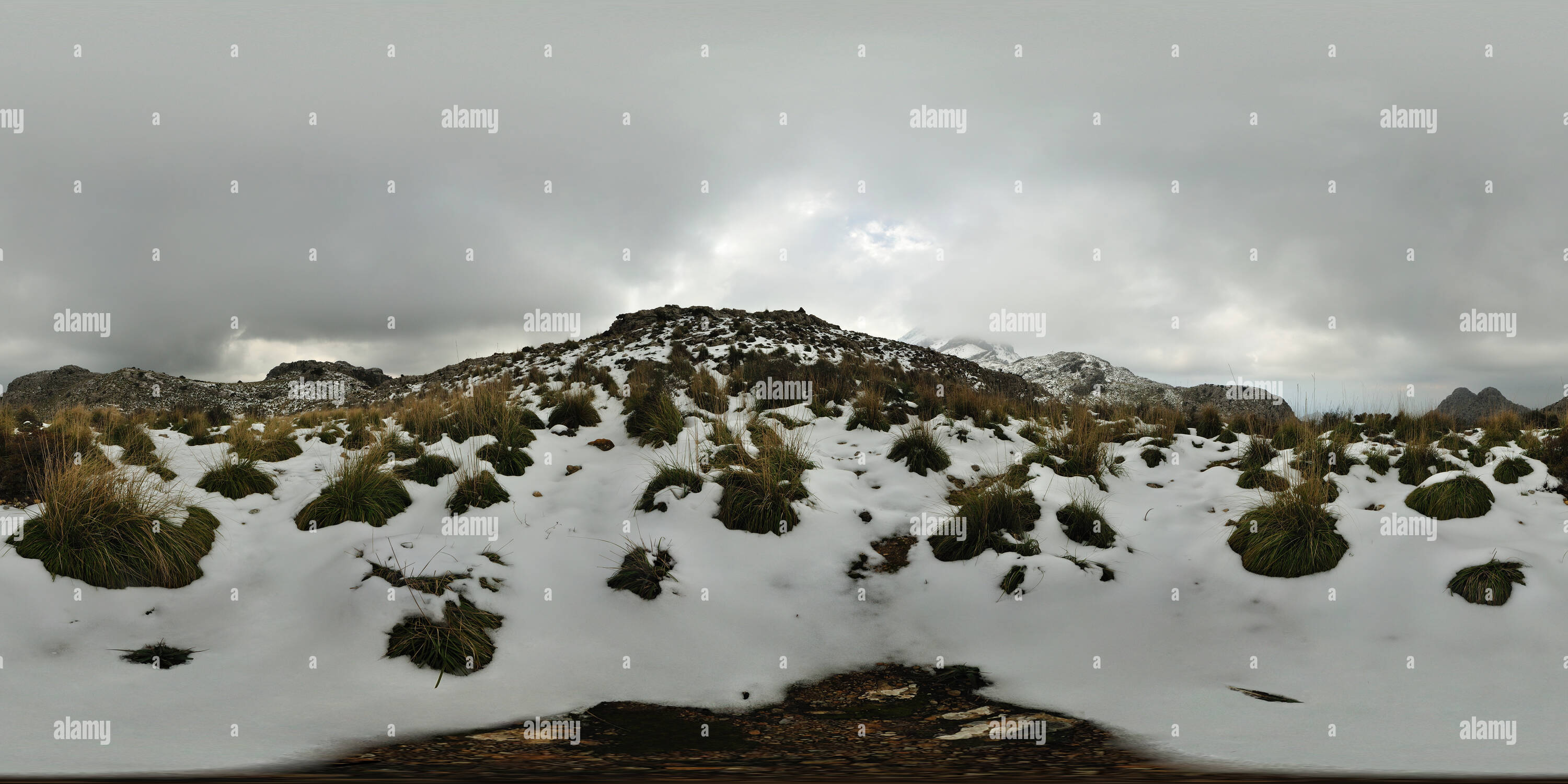 360 degree panoramic view of Coll dels Reis - Mallorca