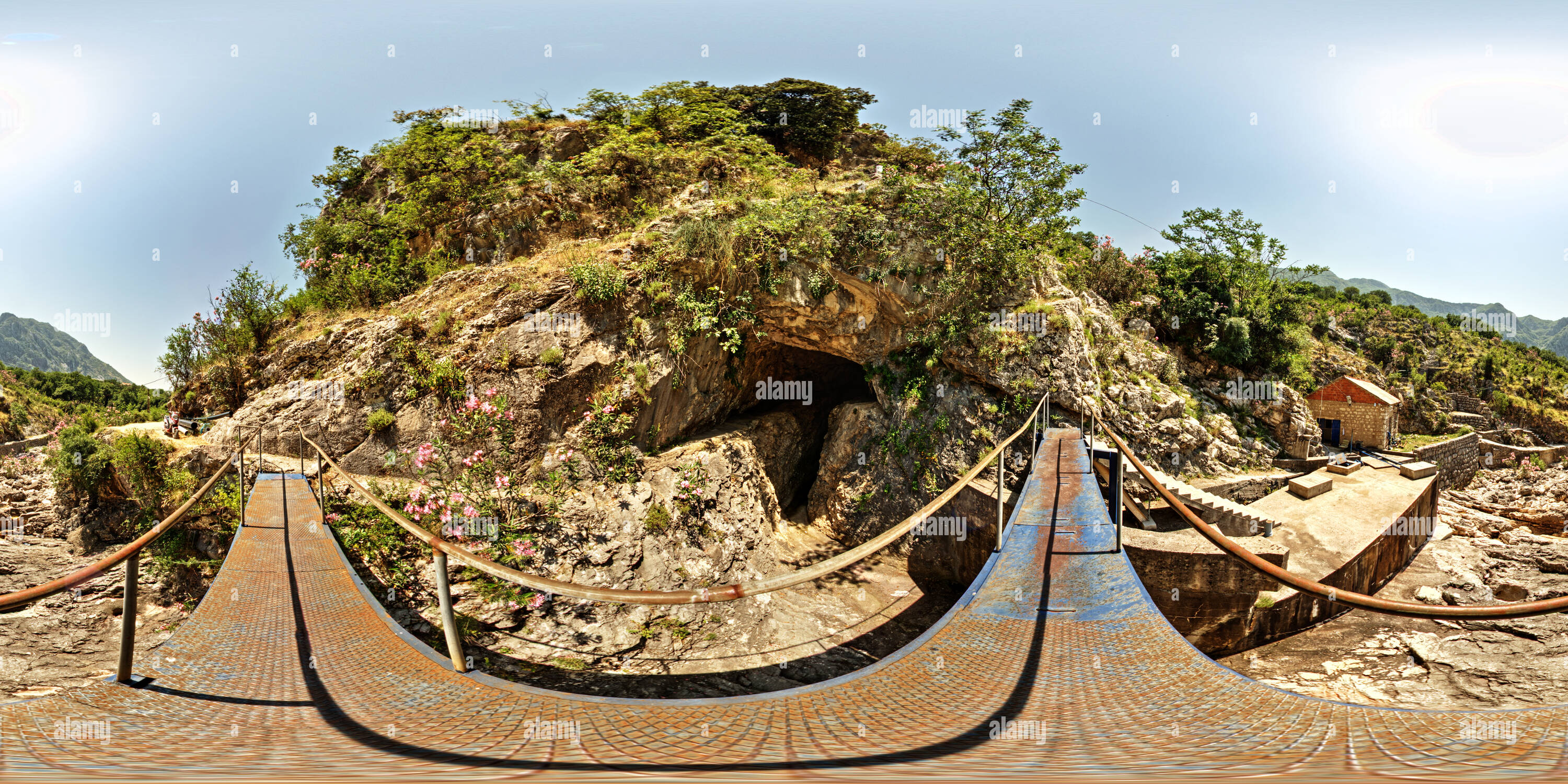 360 degree panoramic view of Periodic river, Risan