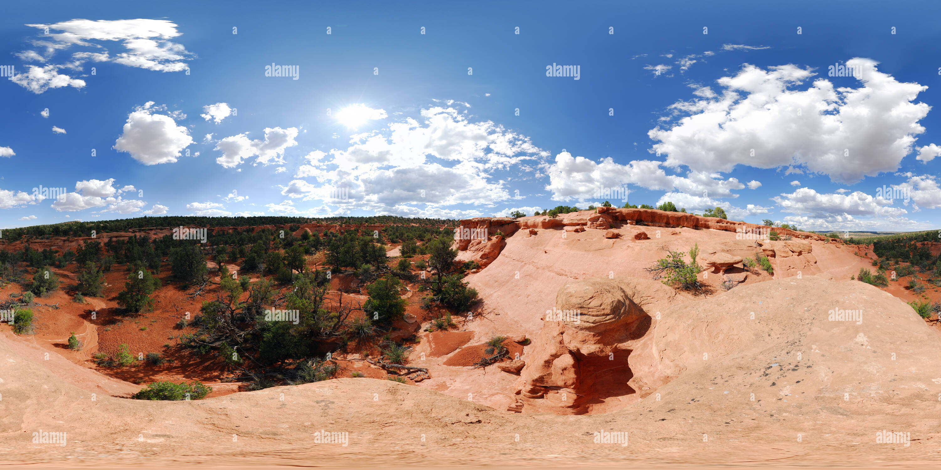 360° view of Red Rock Wonderland, San Juan County, Utah, USA - Alamy