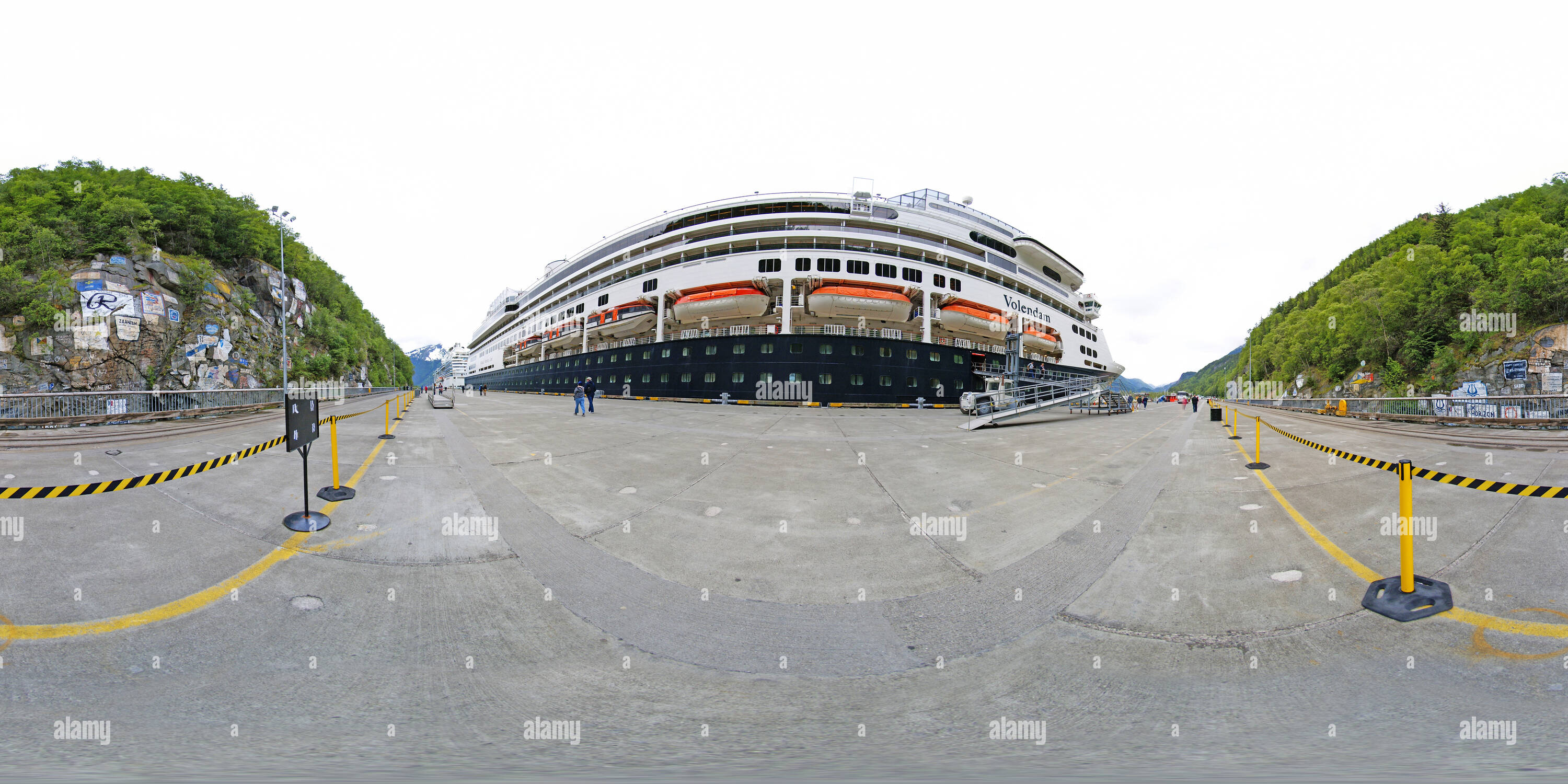 360° view of The Dock at Skagway Alamy