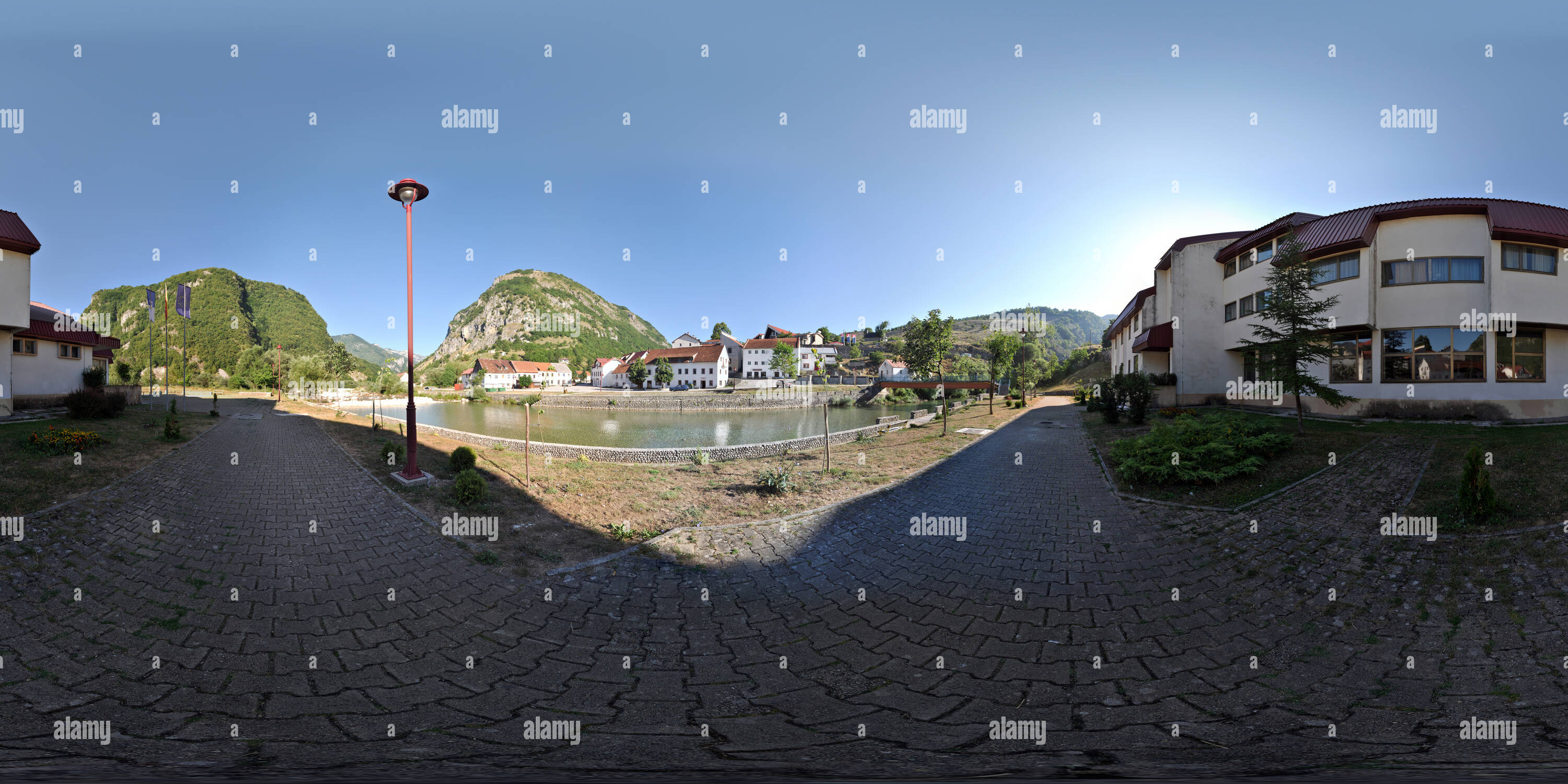 360 degree panoramic view of Savnik