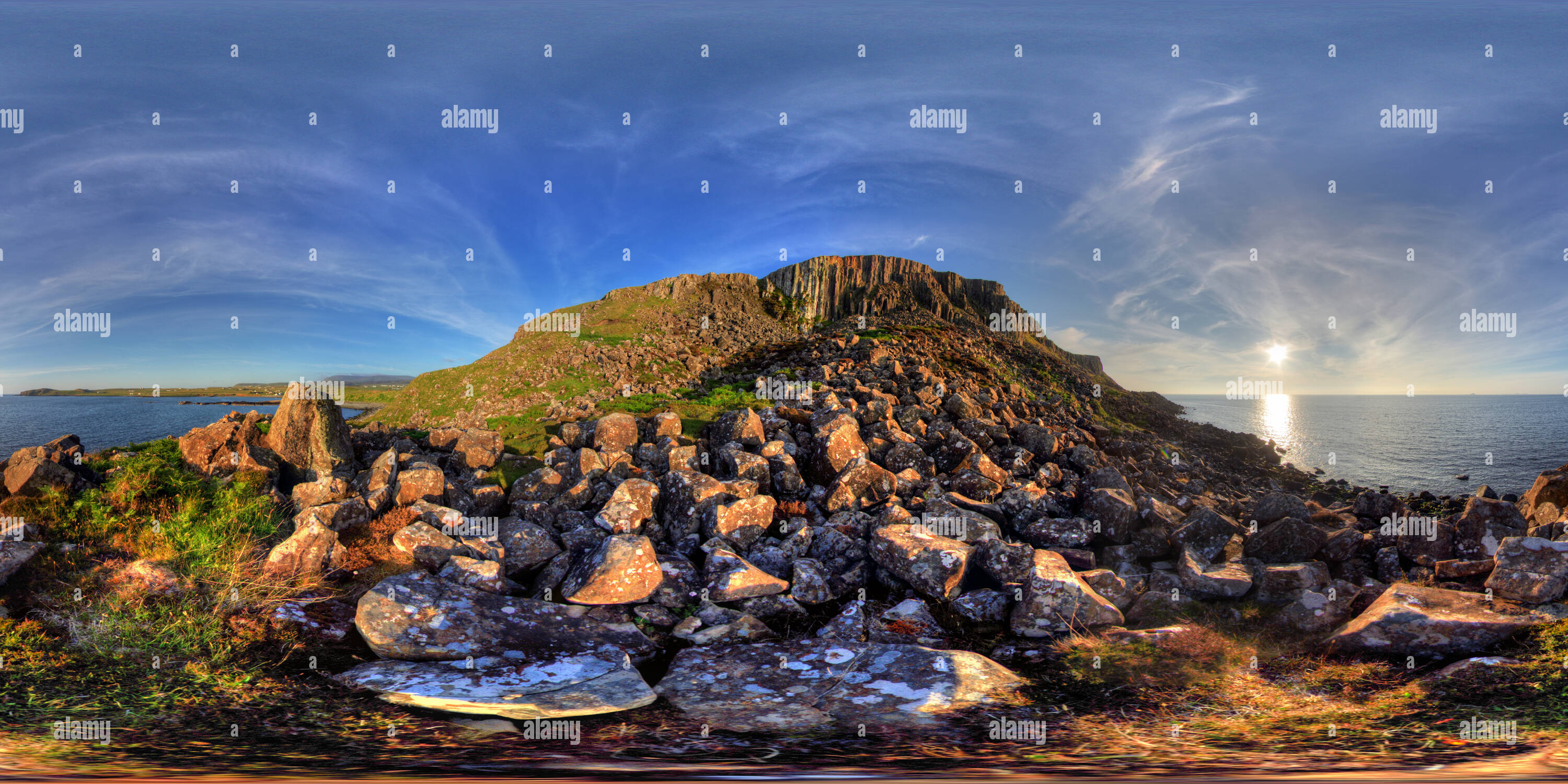 360° view of Camus More , Isle Of Skye , Scotland Alamy