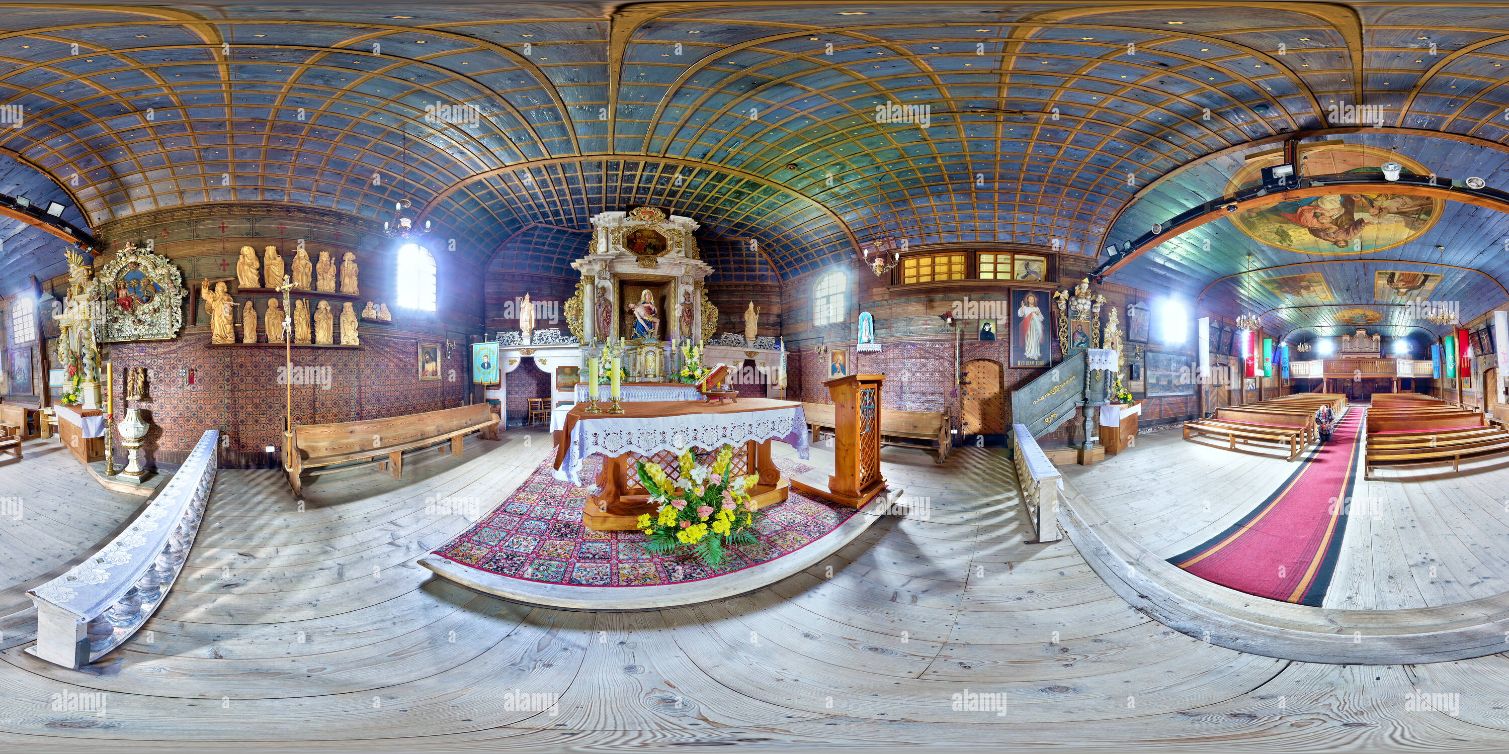 360 degree panoramic view of Parafia rzymskokatolicka Świętej Trójcy w Koszęcinie