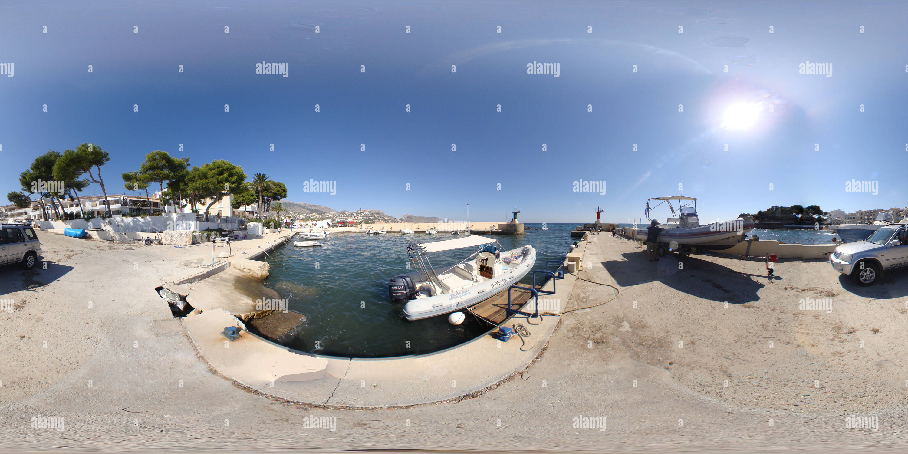 360° view of Portet Olla de 1 Altea www.panoramica.tk Alamy