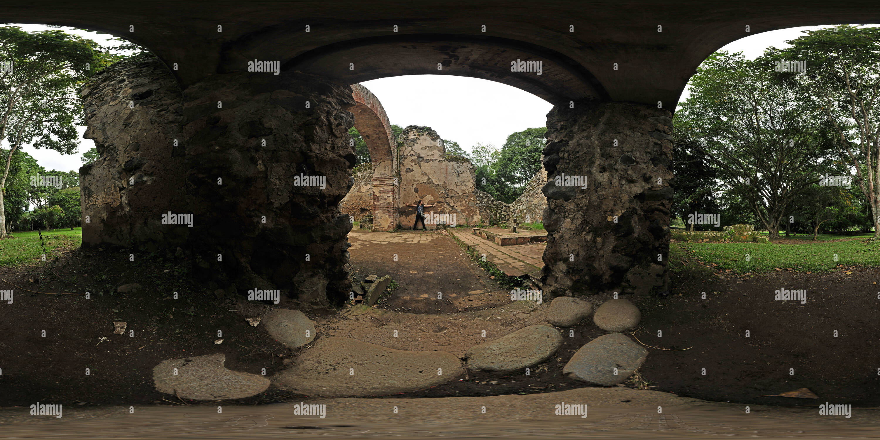360° view of Ruins of Ujarras Alamy