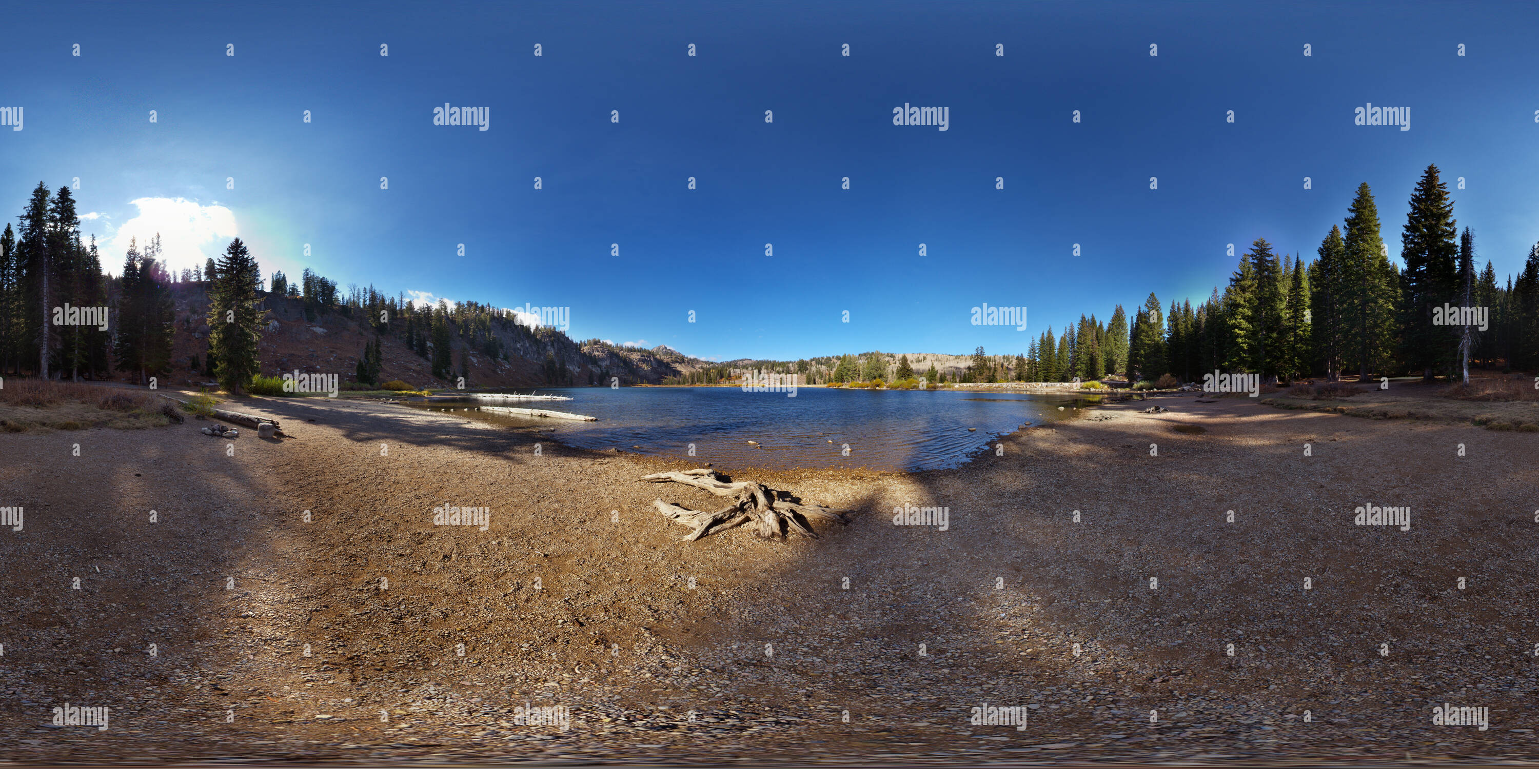 360° view of Tony Grove Lake, Logan Canyon, Utah, USA - Alamy