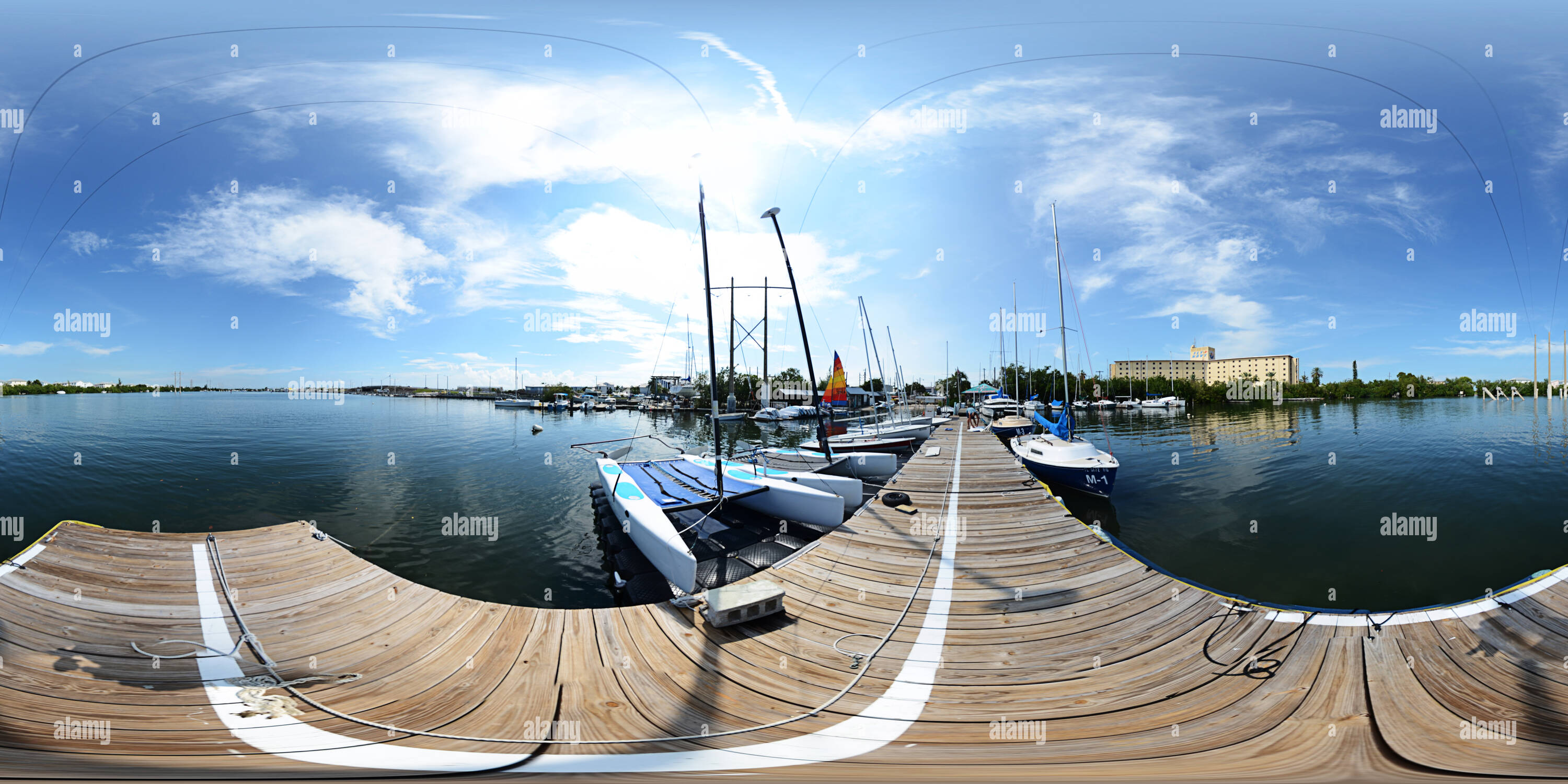 360° view of Key West Sailing Club Alamy