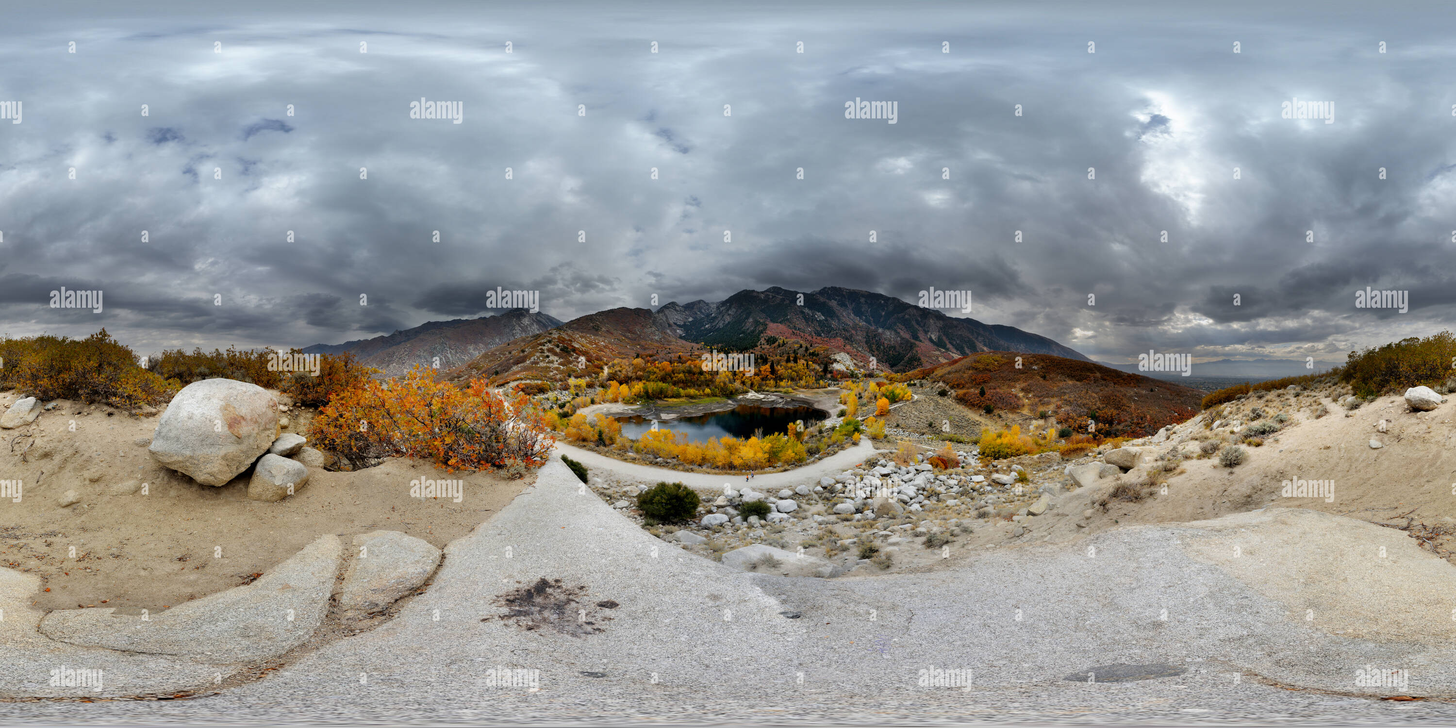 360° view of Bells Canyon, Sandy, Utah, USA Alamy