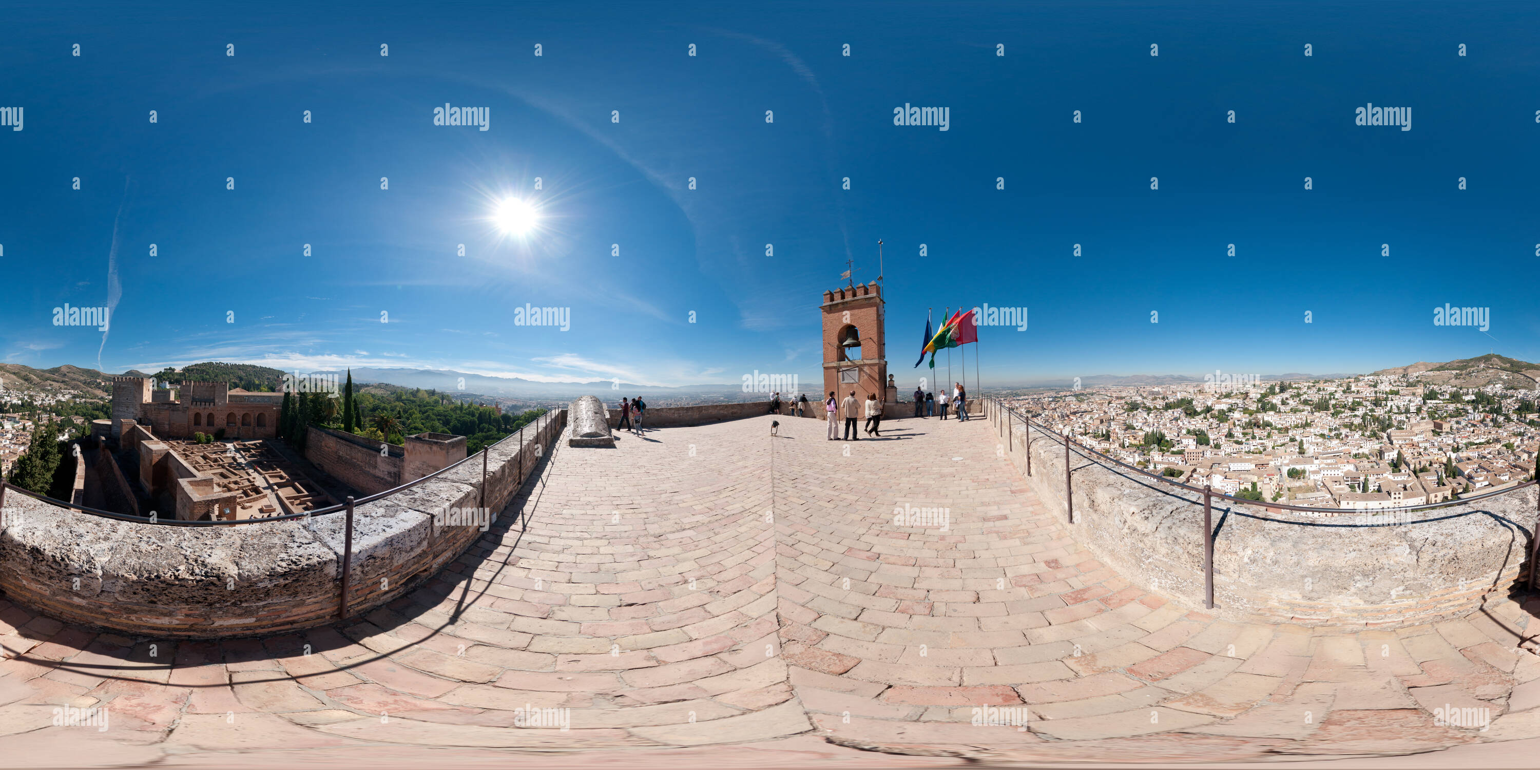 360° view of Alhambra Alamy
