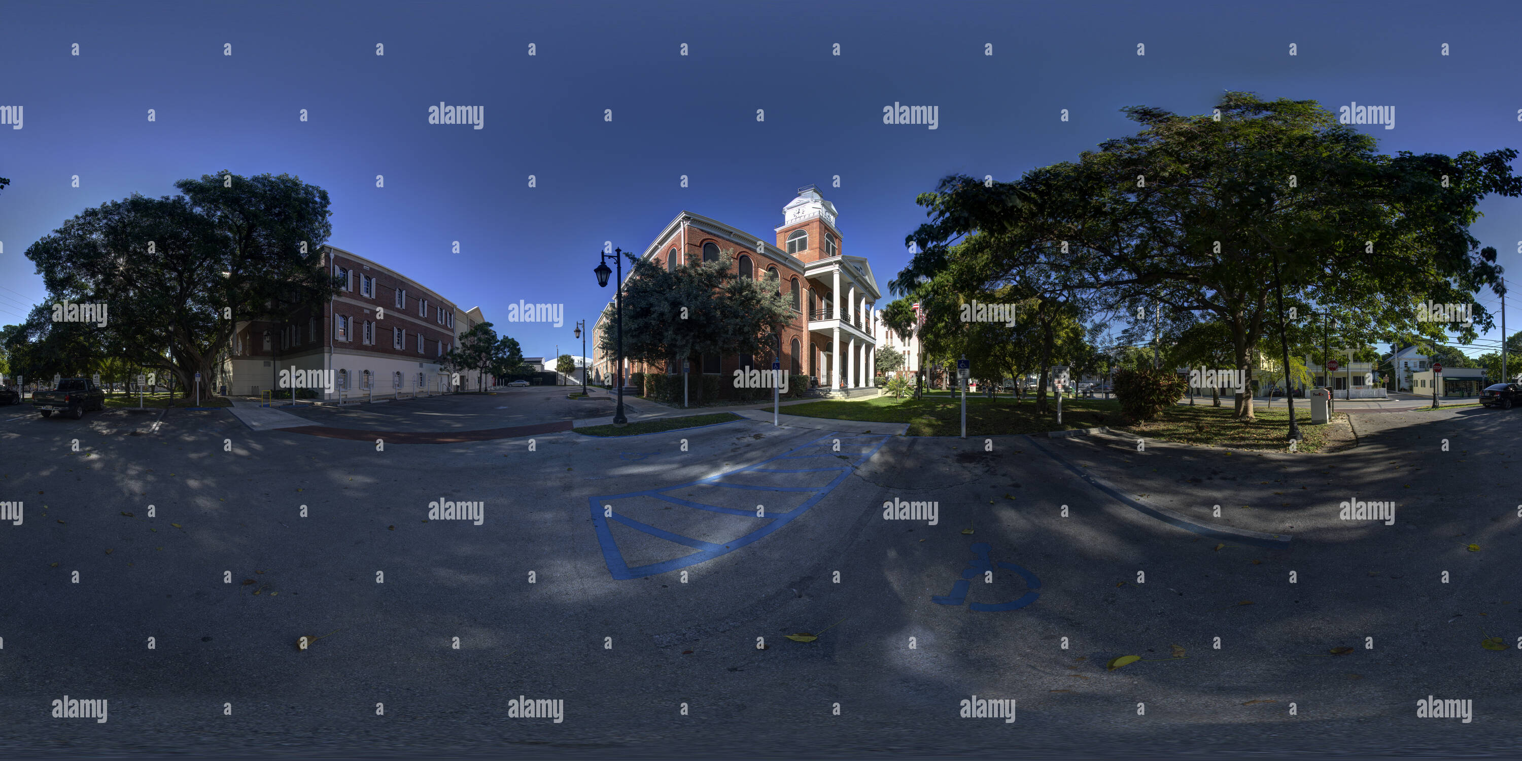 360° view of Monroe County Courthouse Key West Fl Alamy