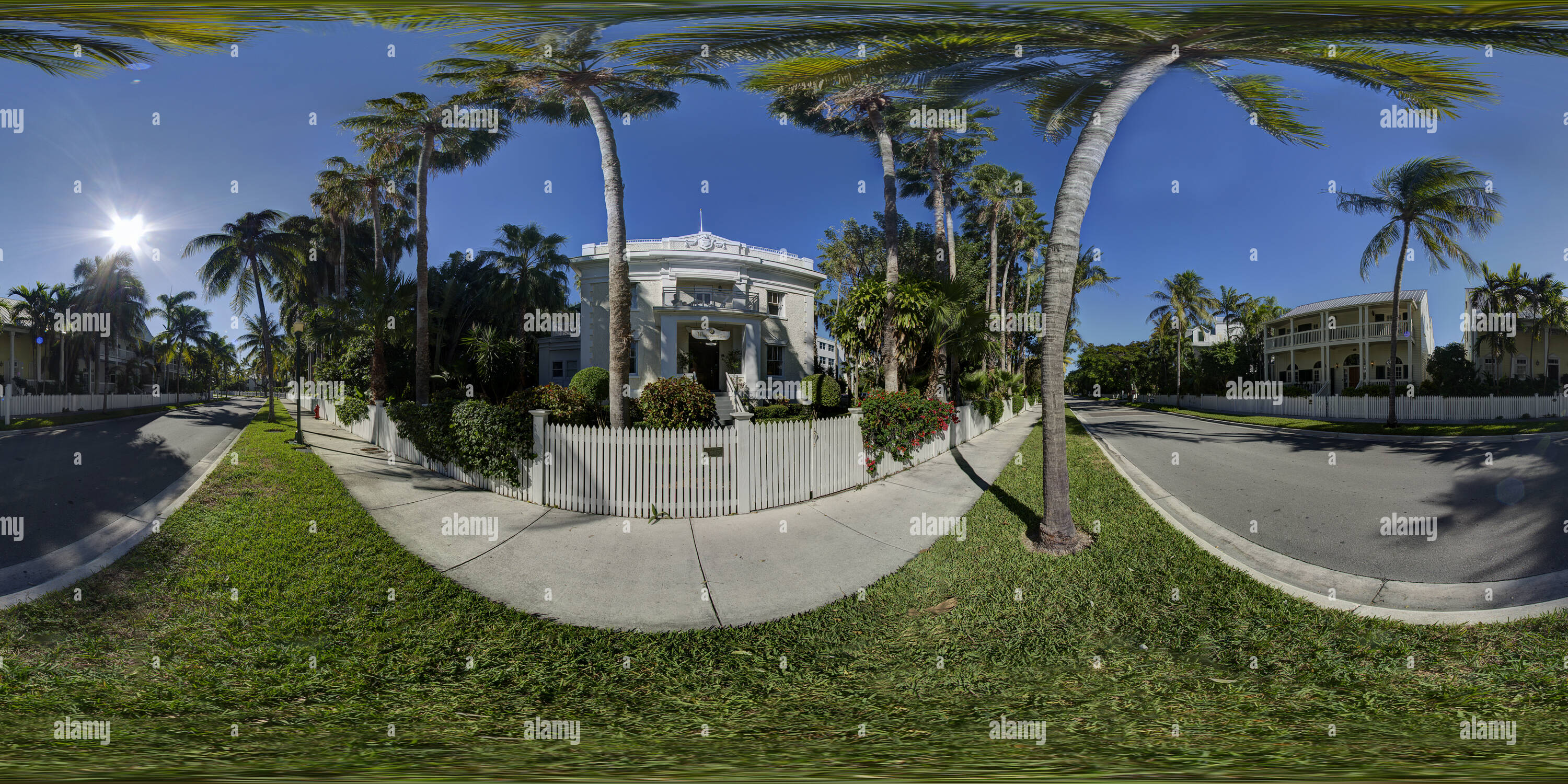 360 degree panoramic view of The Weather Station Key West Fl Truman Annex