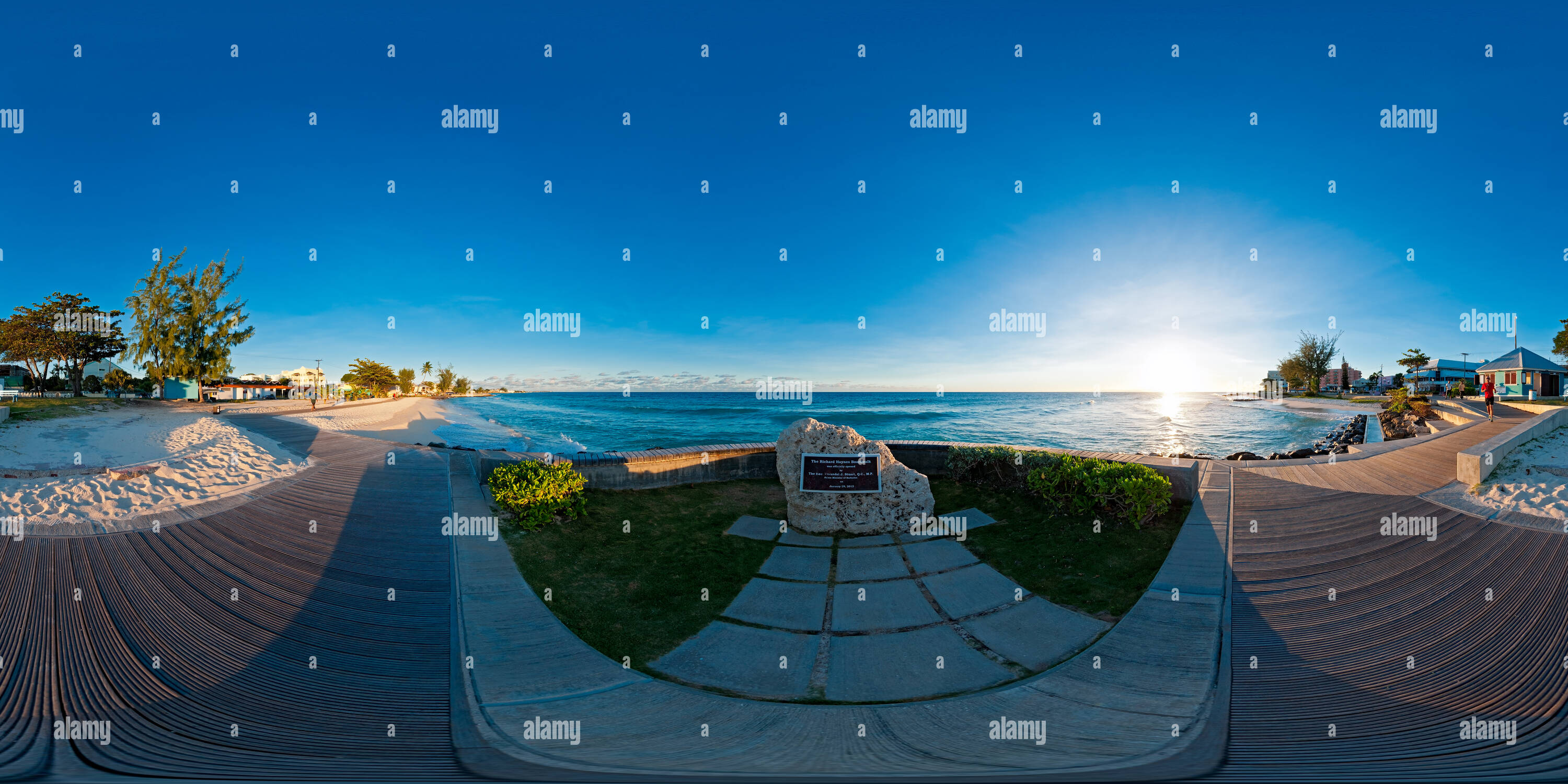 360° view of Boardwalk at Hastings Rocks Alamy