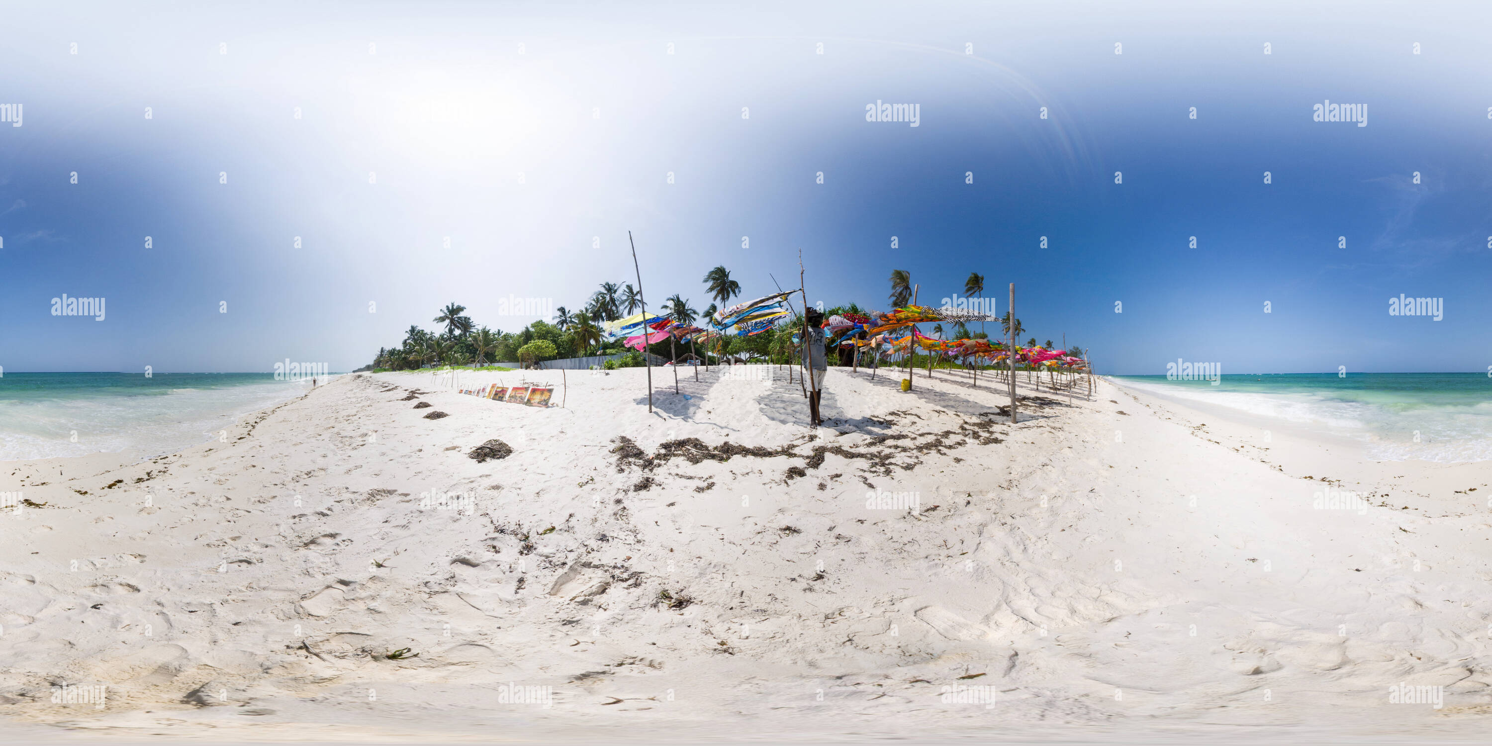 360 degree panoramic view of Diani Beach Kanga
