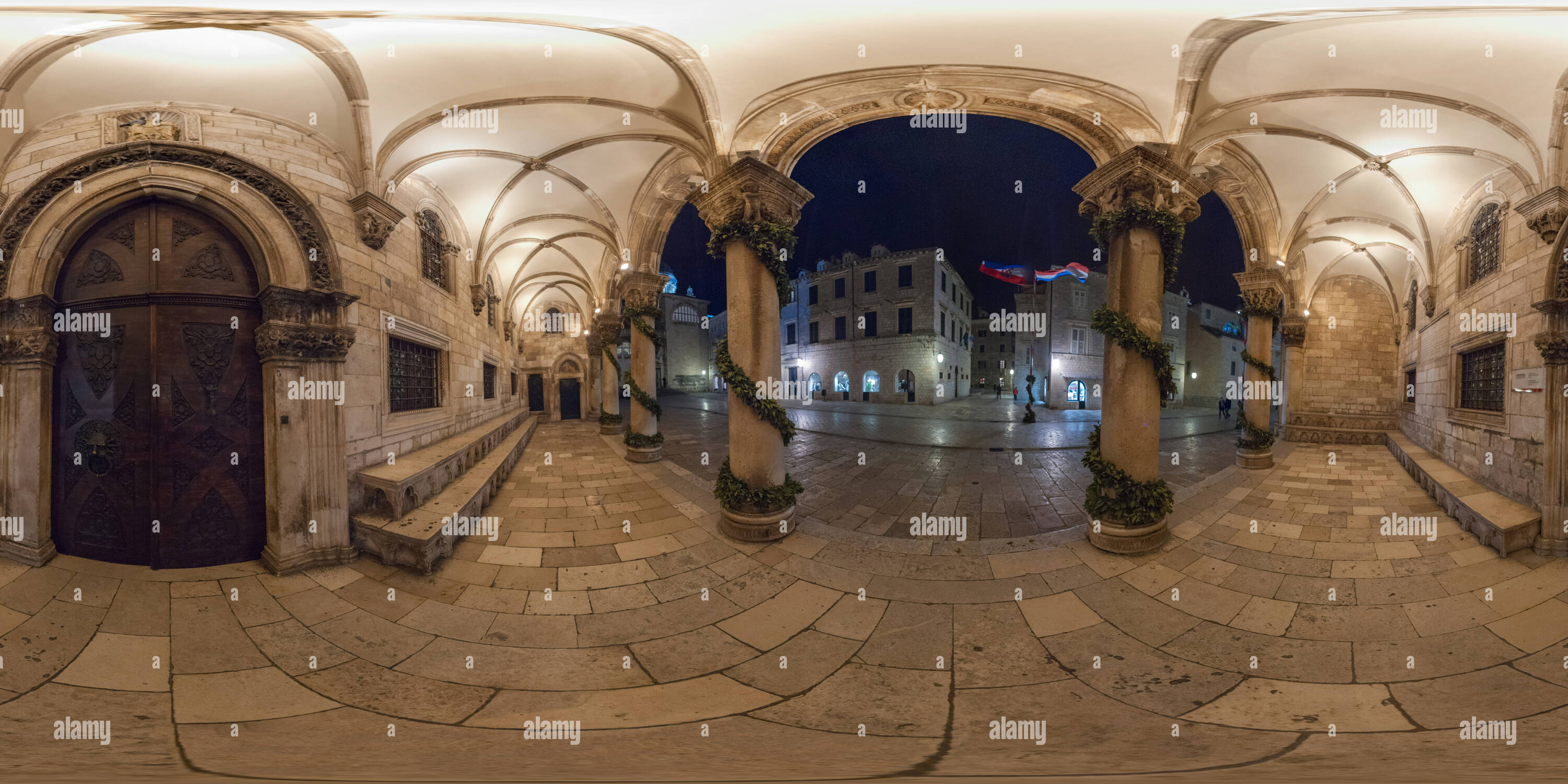 360° view of Entrance to the Rector's Palace in Dubrovnik - Alamy