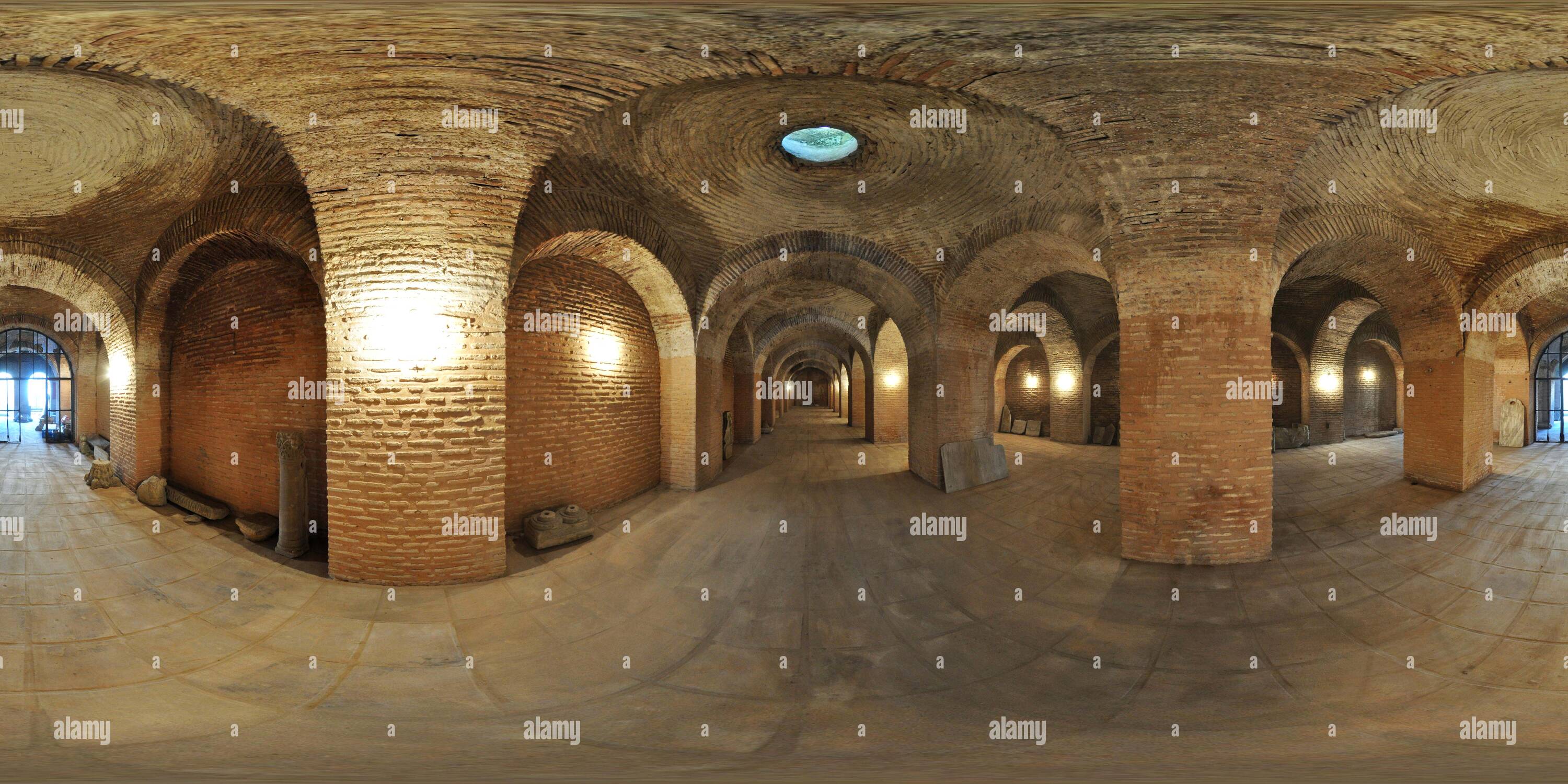 360 degree panoramic view of Historic Church Cistern