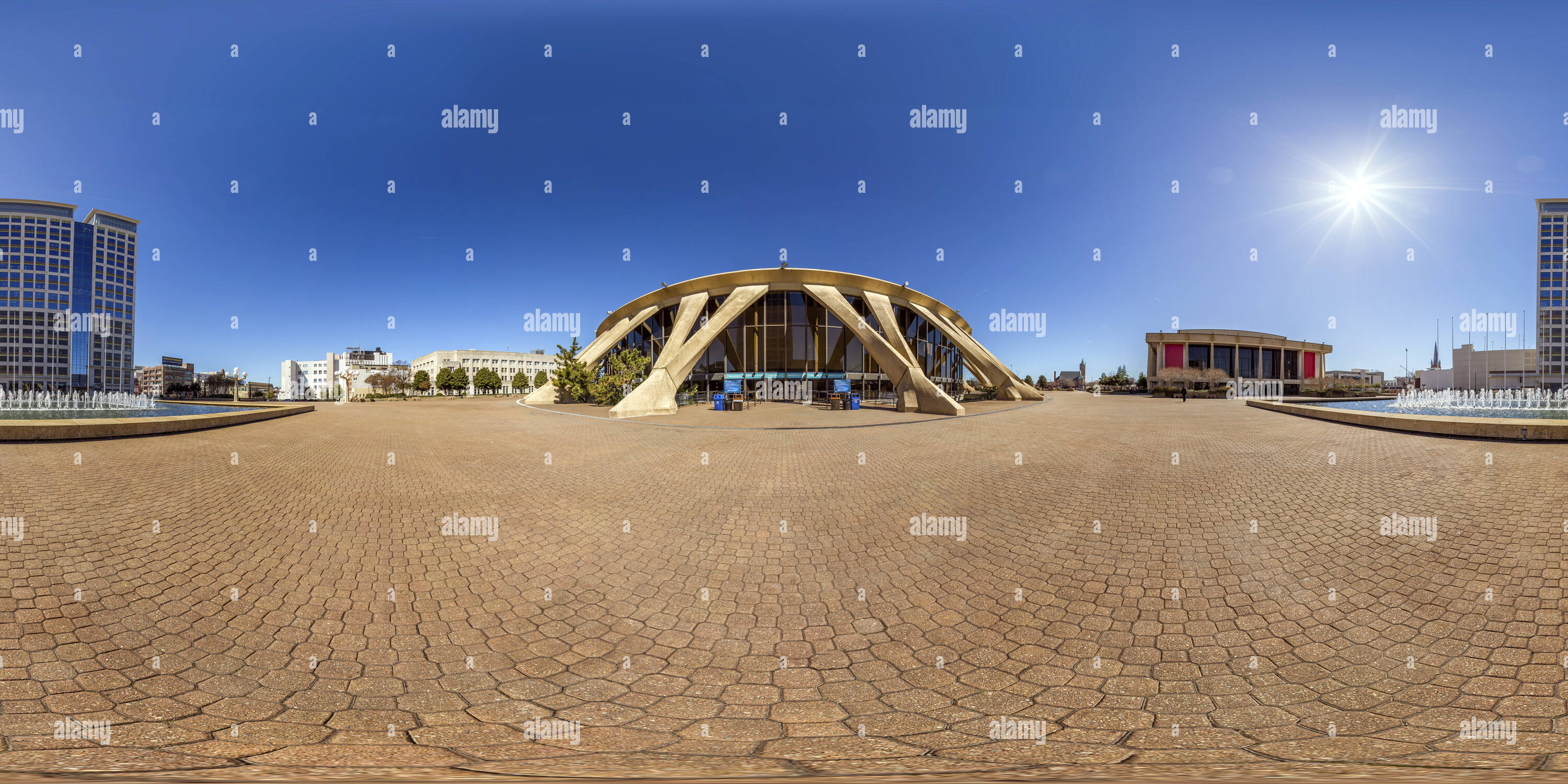 360° view of Scope Arena and Chrysler Hall - Norfolk, VA - Alamy