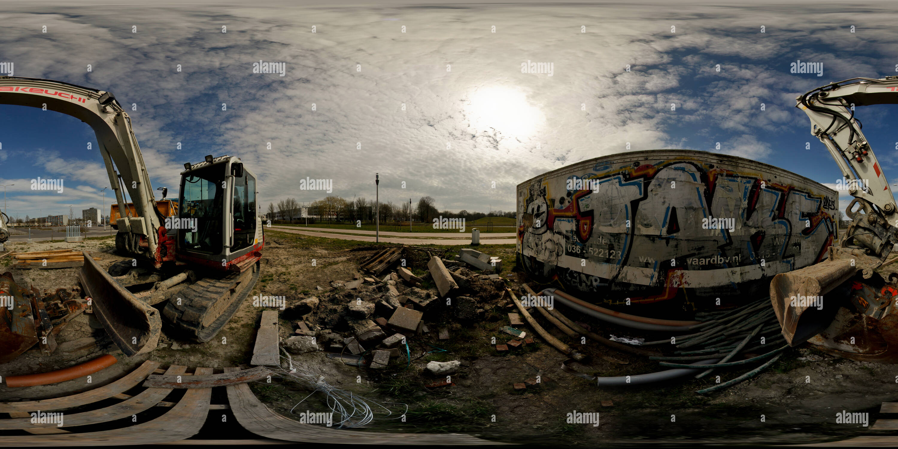 360° view of Graaf Machines, Oude Meer, Leeuwarden Alamy