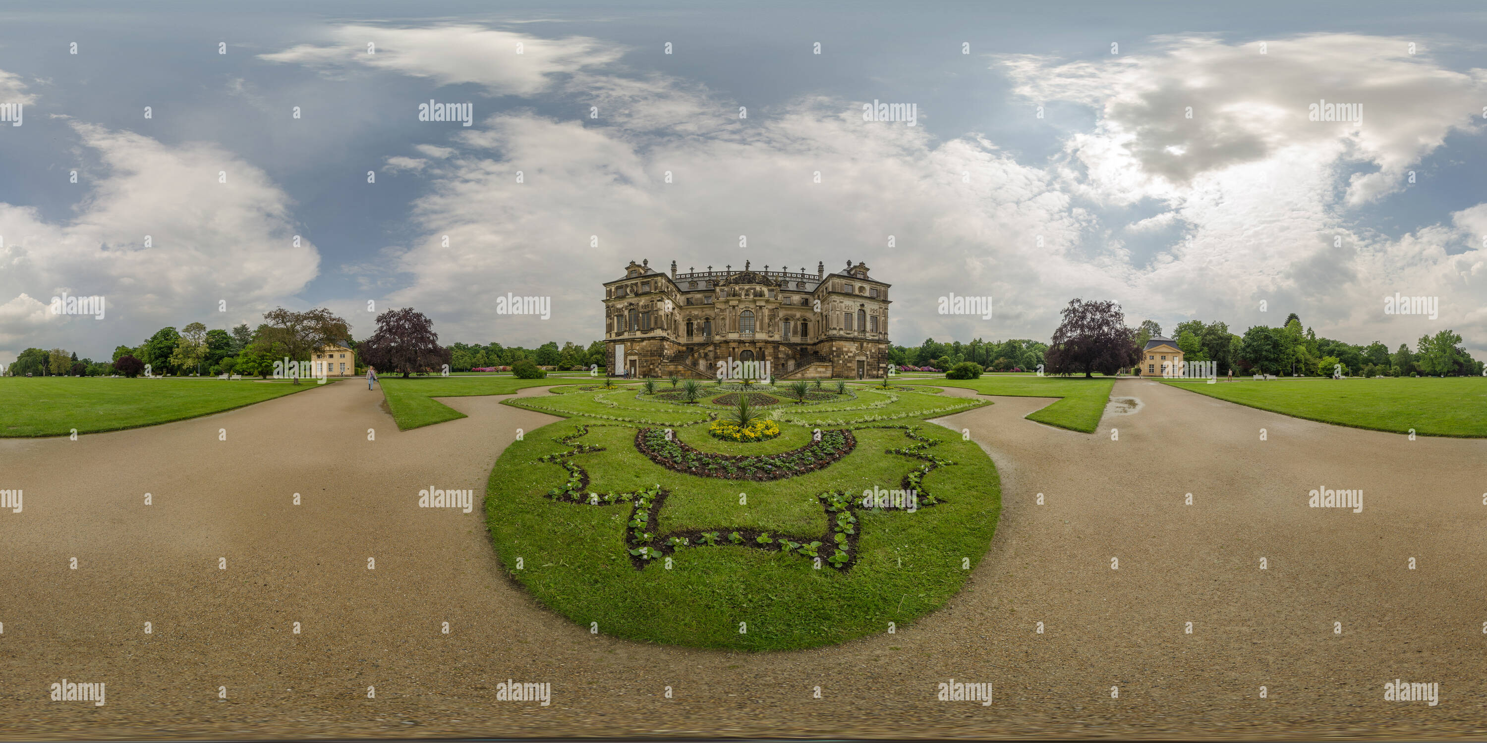 360° view of Palais Großer Garten Alamy