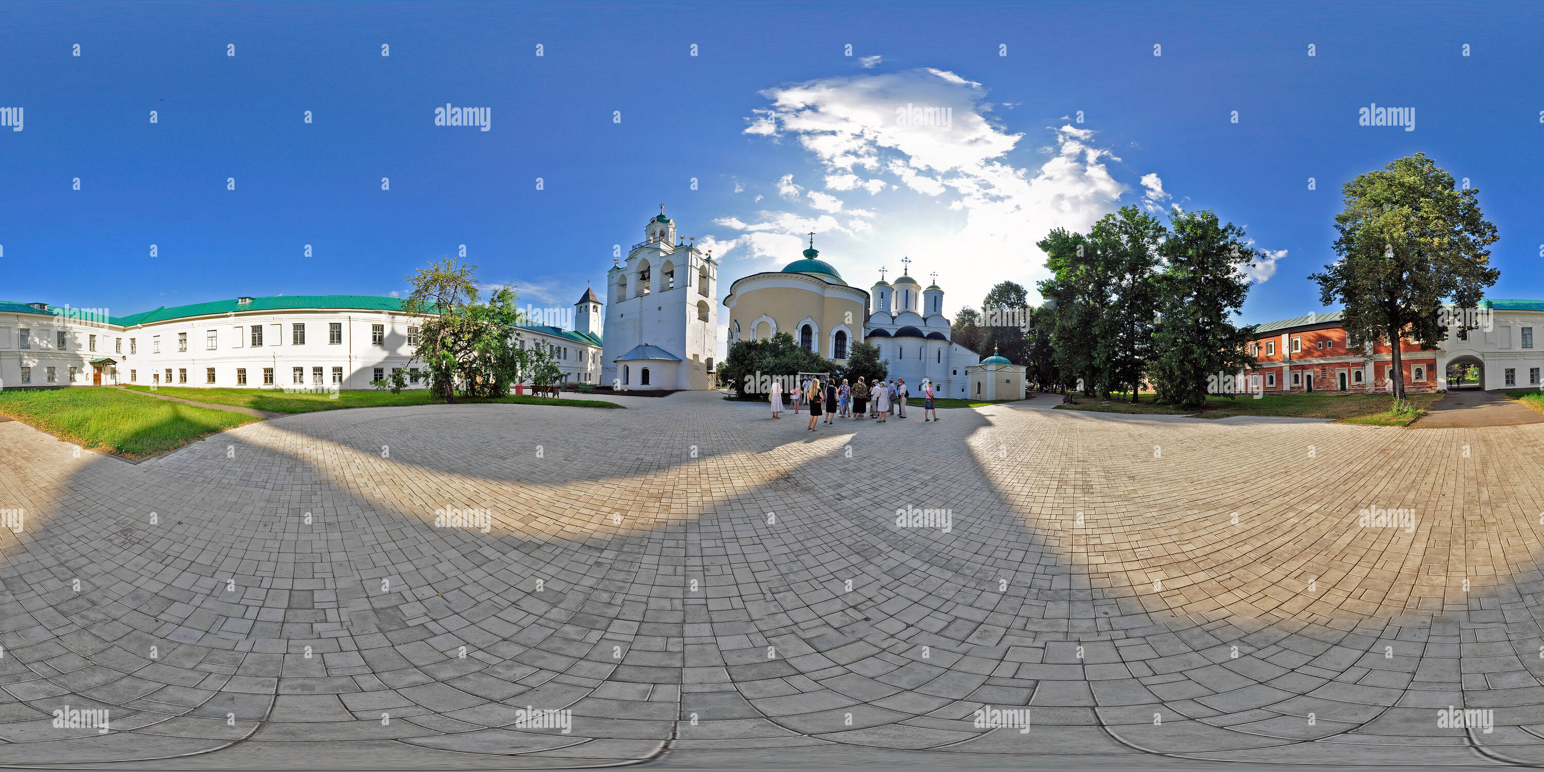 360° view of Holy Transfiguration Monastery - Alamy