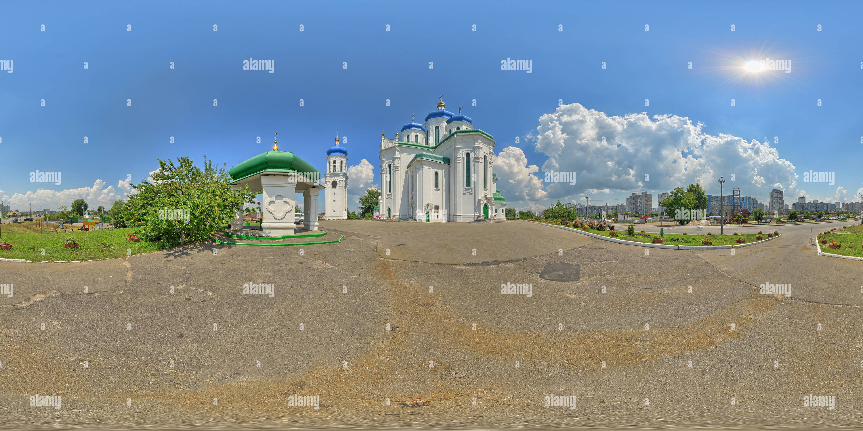 360° view of The Holy Trinity Church (Kiev - Alamy