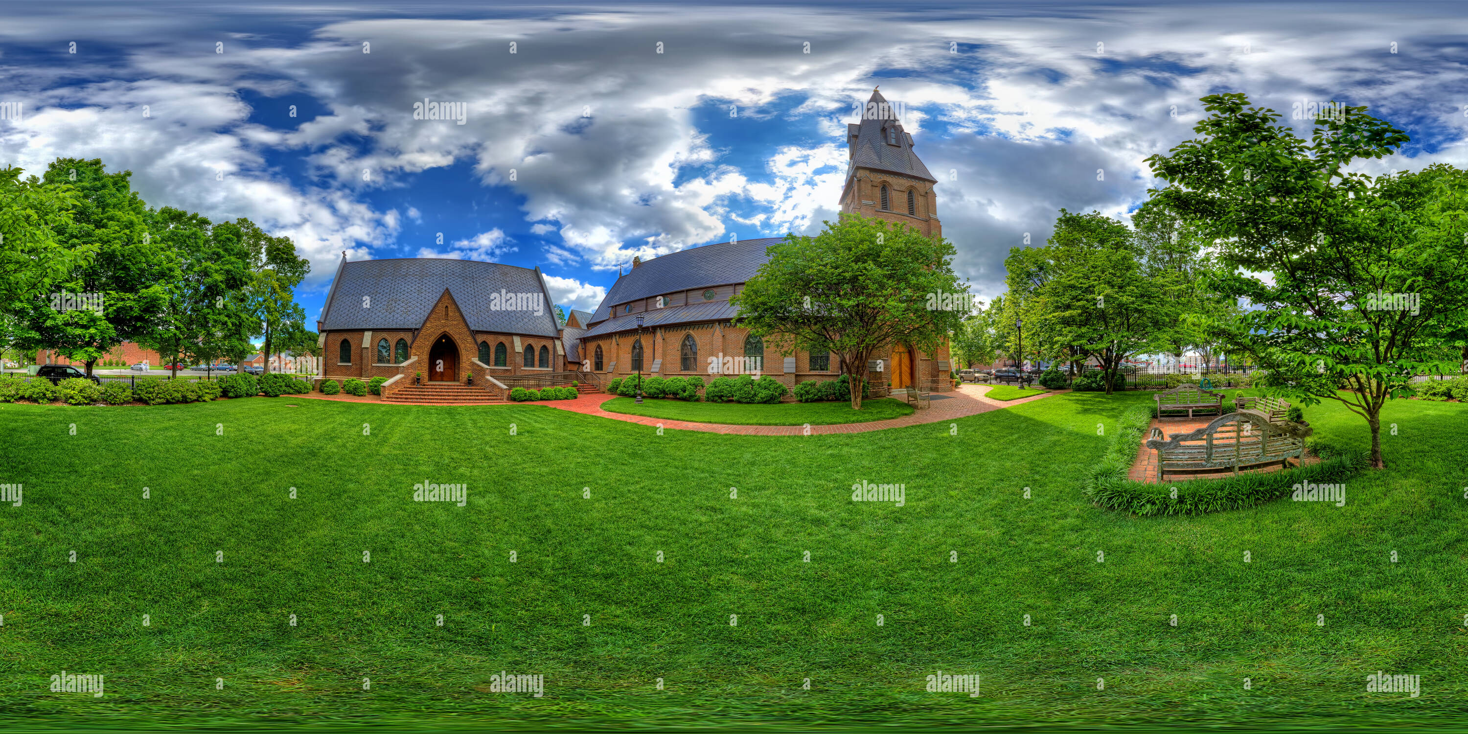360° view of Episcopal Church of the Nativity Alamy