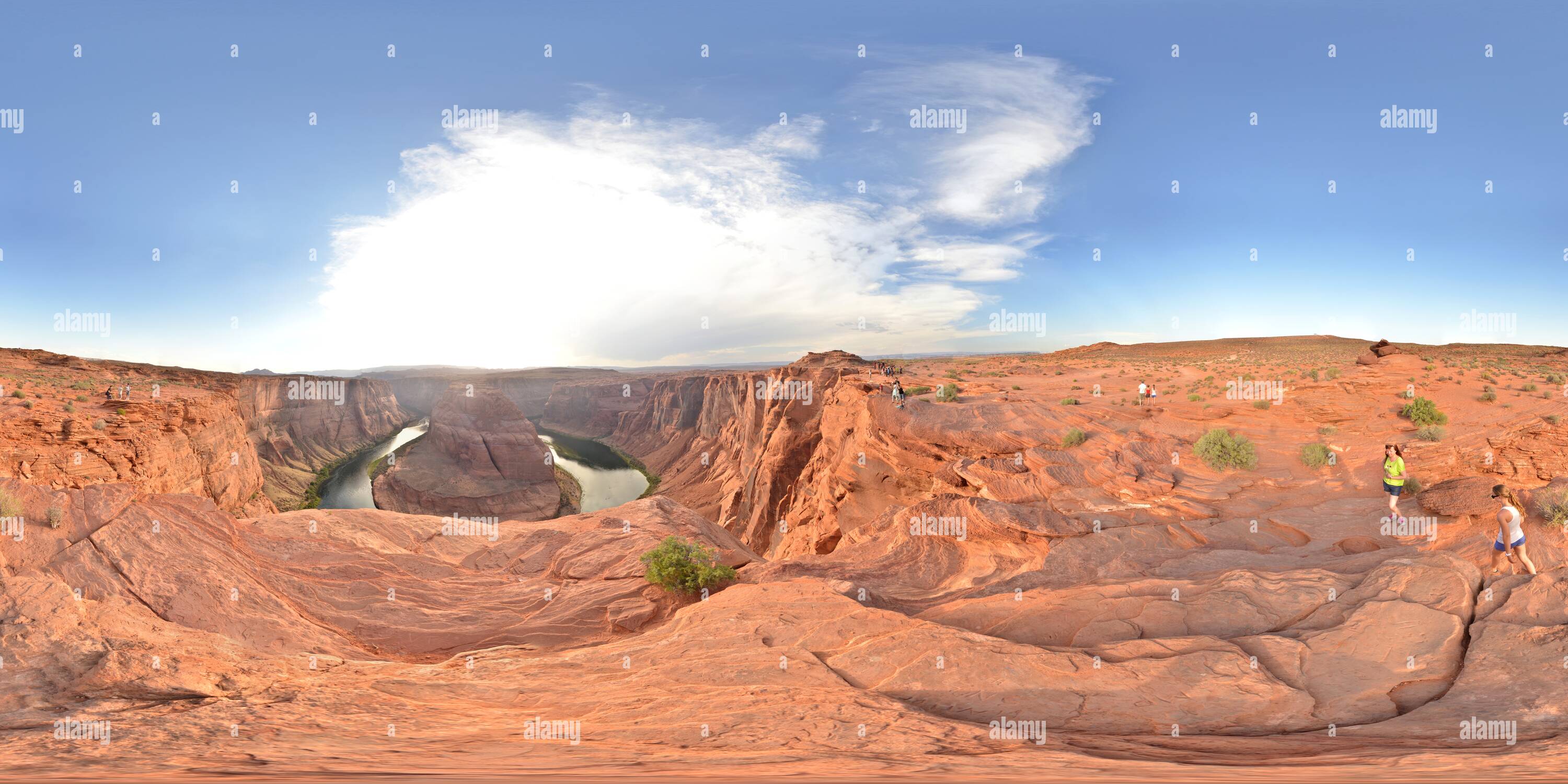 360° view of Horseshoe Bend near Page Alamy