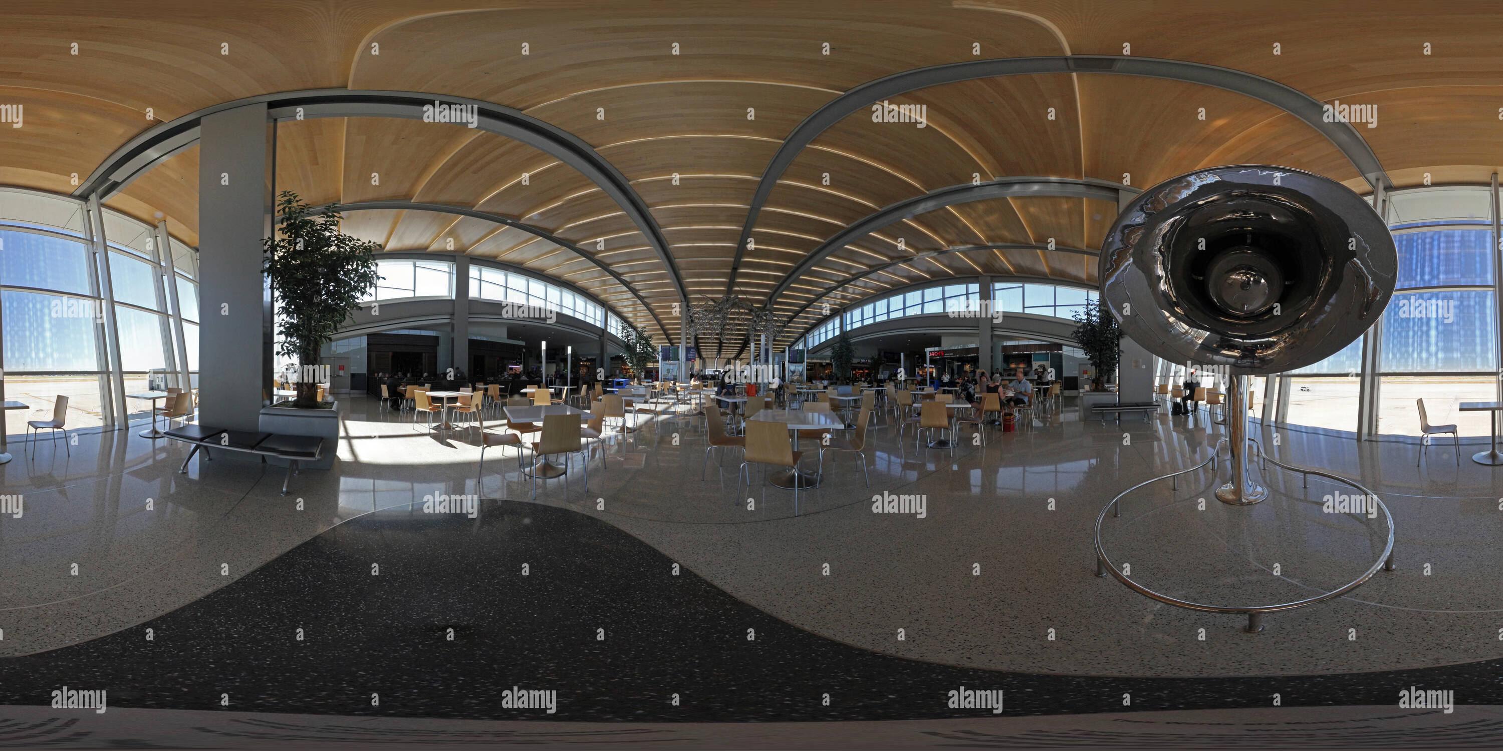 360 degree panoramic view of SMF - Terminal B