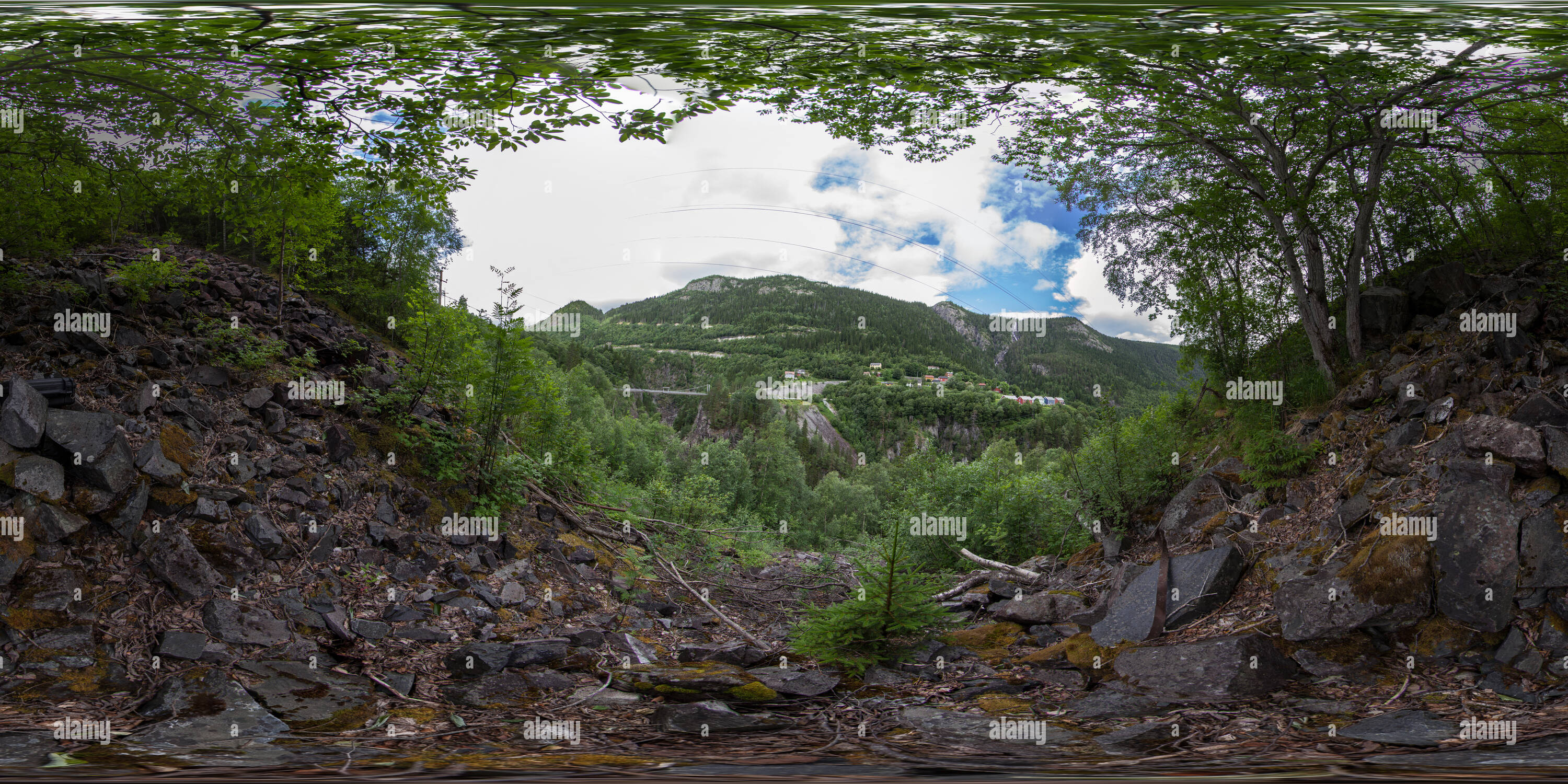360 degree panoramic view of Vemork