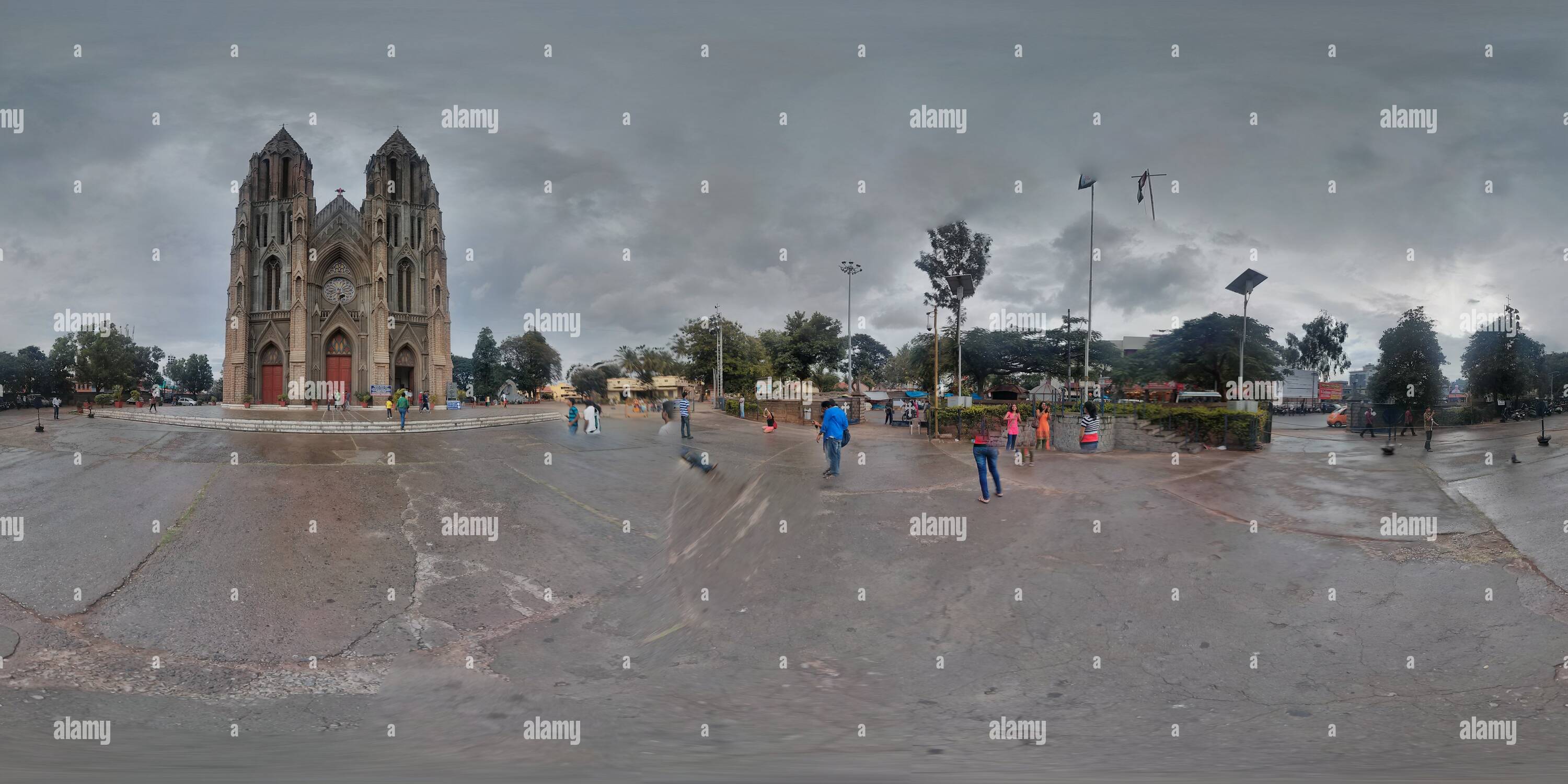 360° view of St. Philomena's Church Alamy