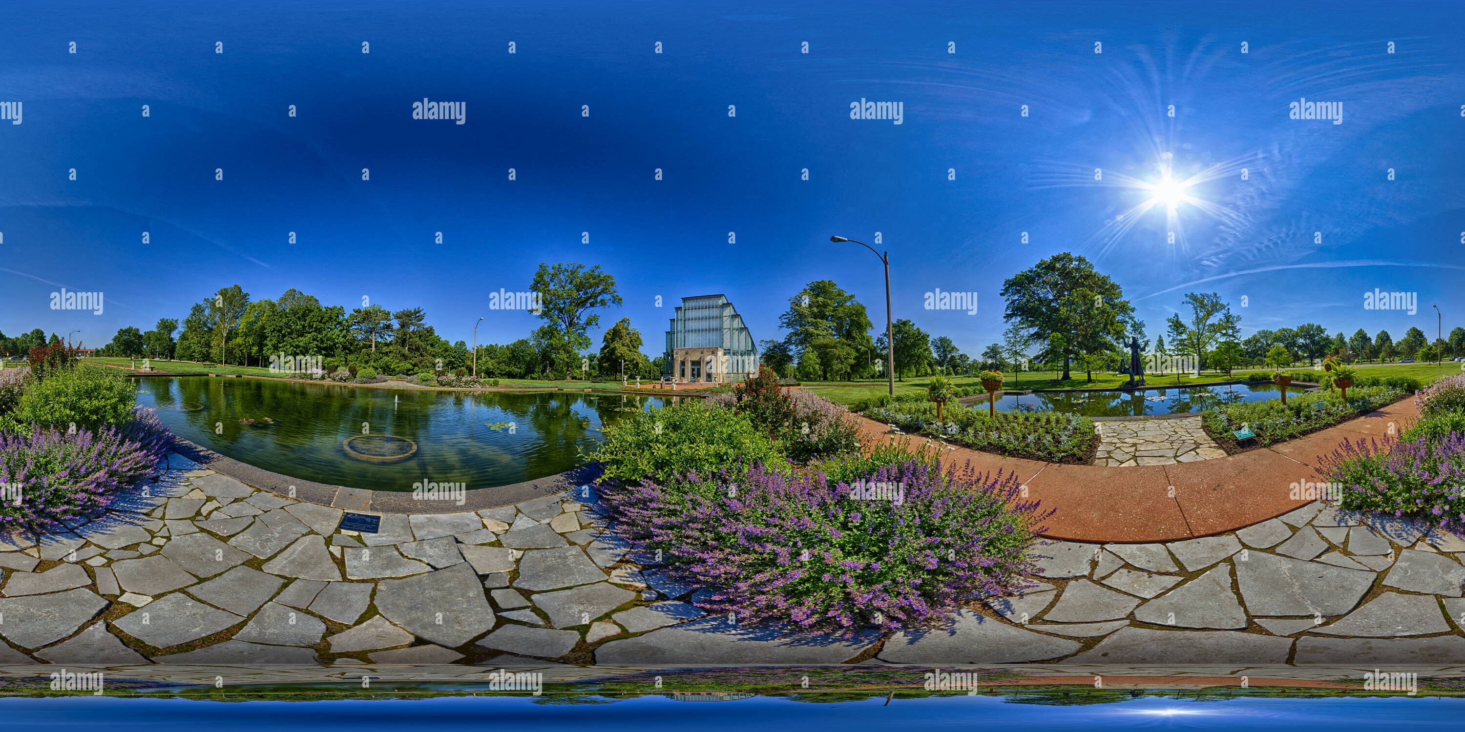 360° view of The Jewel Box, Forest Park, St. Louis Alamy
