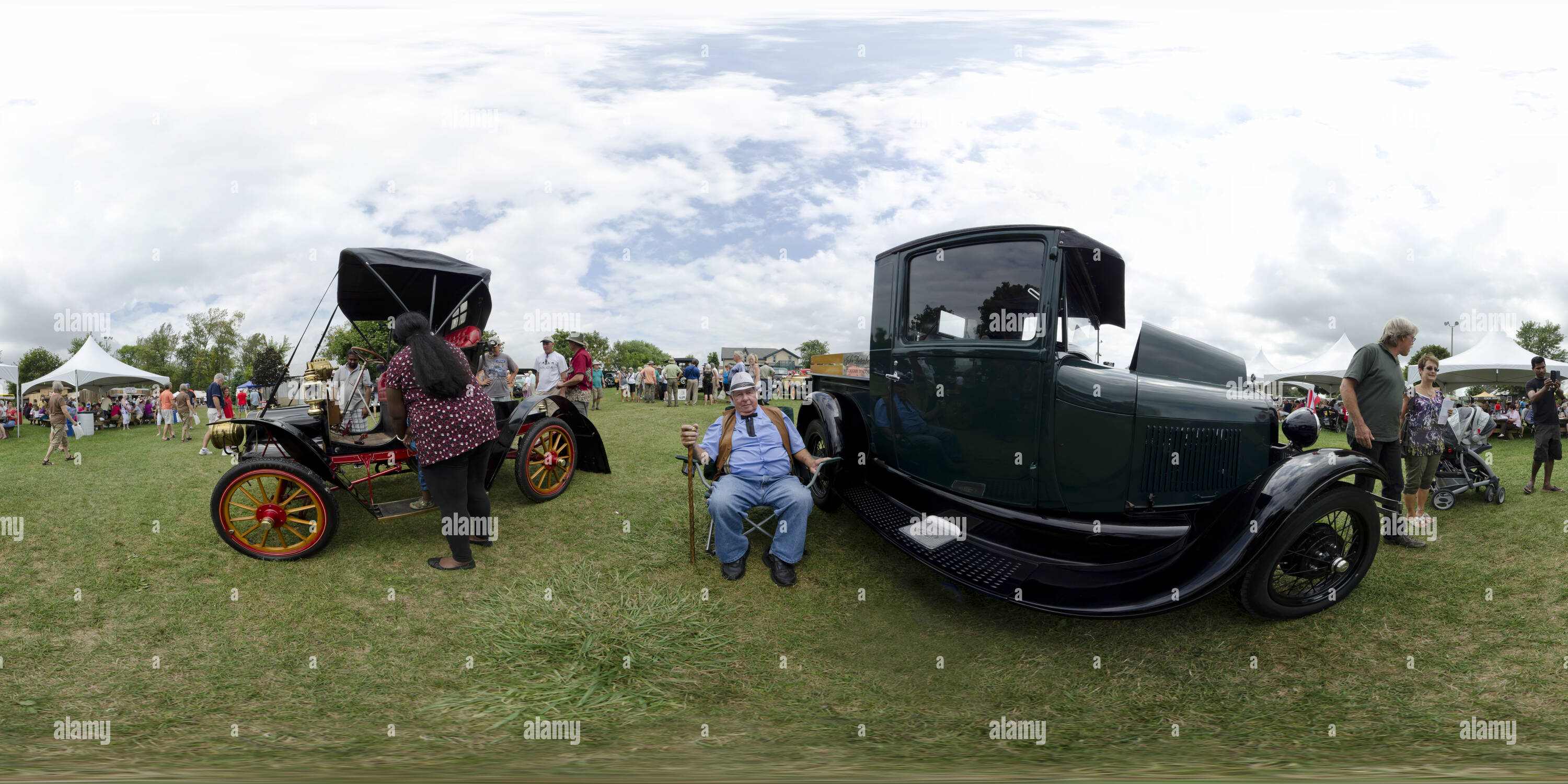 360° view of The car enthusiast Alamy