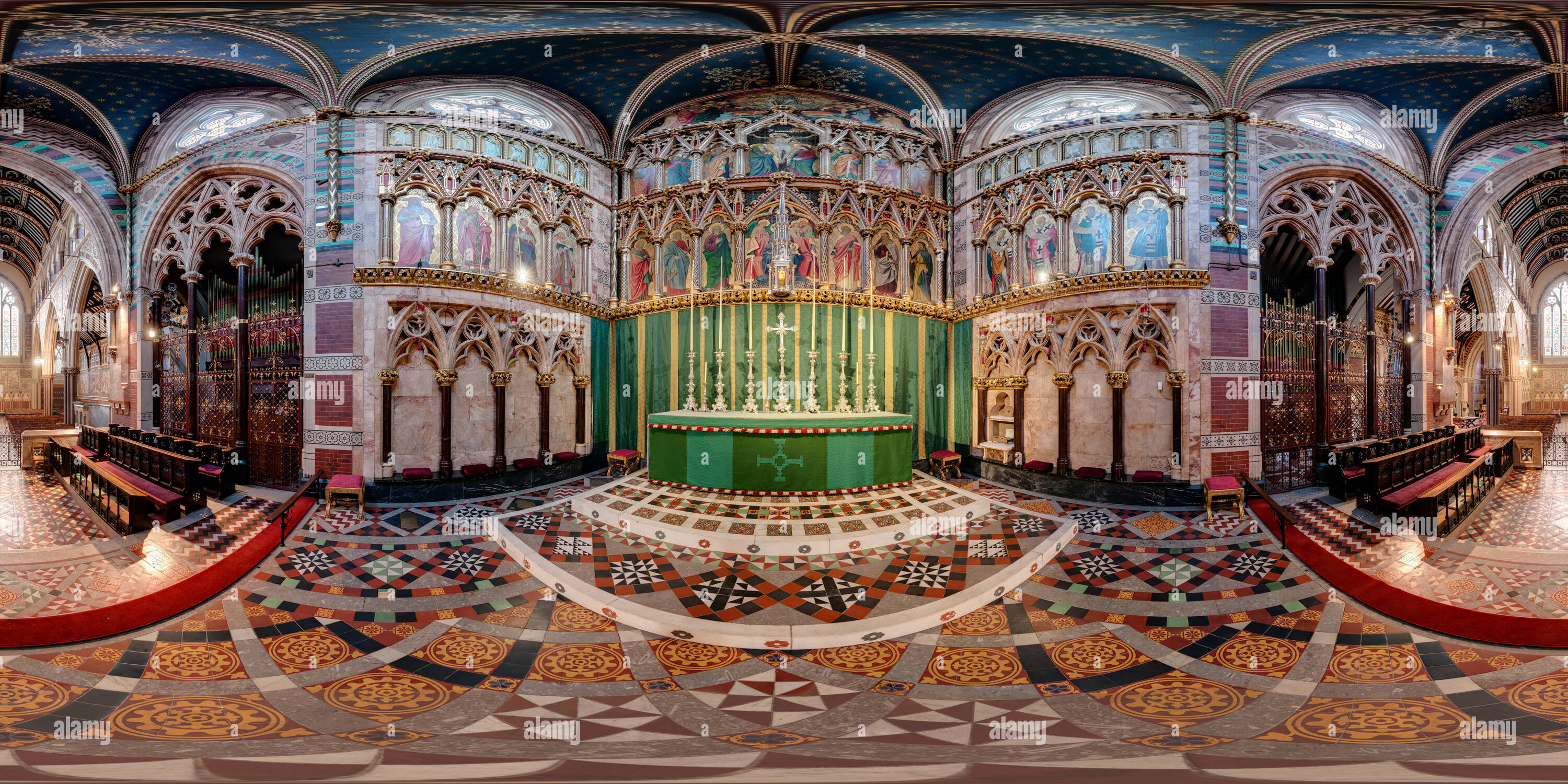 360° view of All Saints Margaret Street, the Chancel Alamy