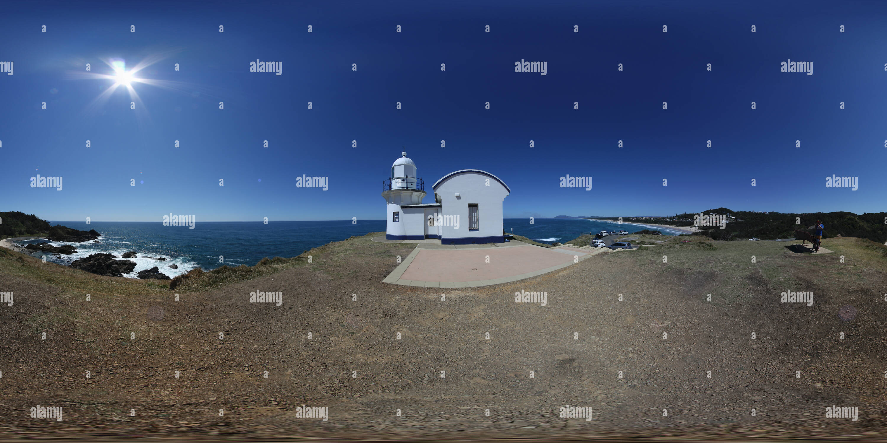 360° view of Port Macquarie Light House Alamy