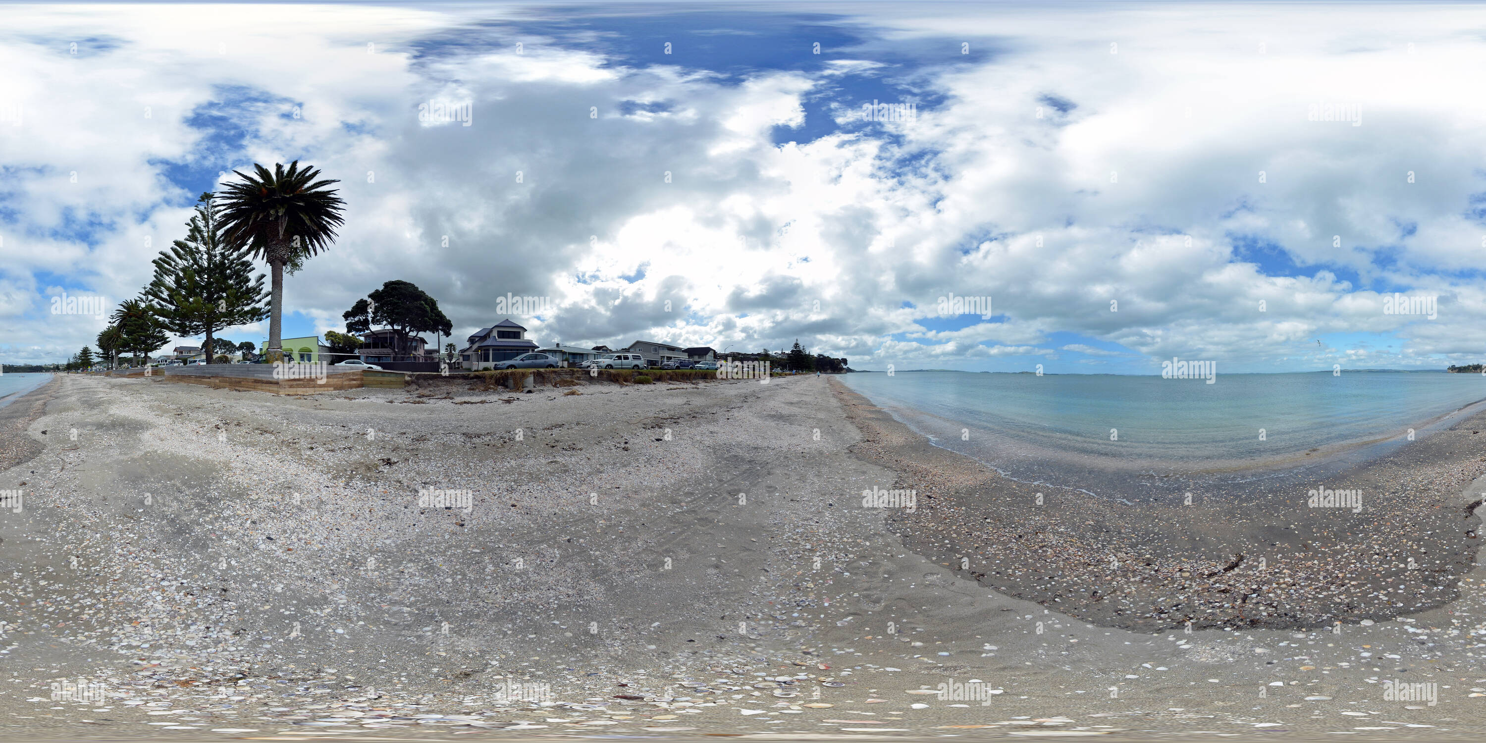360° view of The Esplanade 123, Eastern Beach, Auckland Alamy