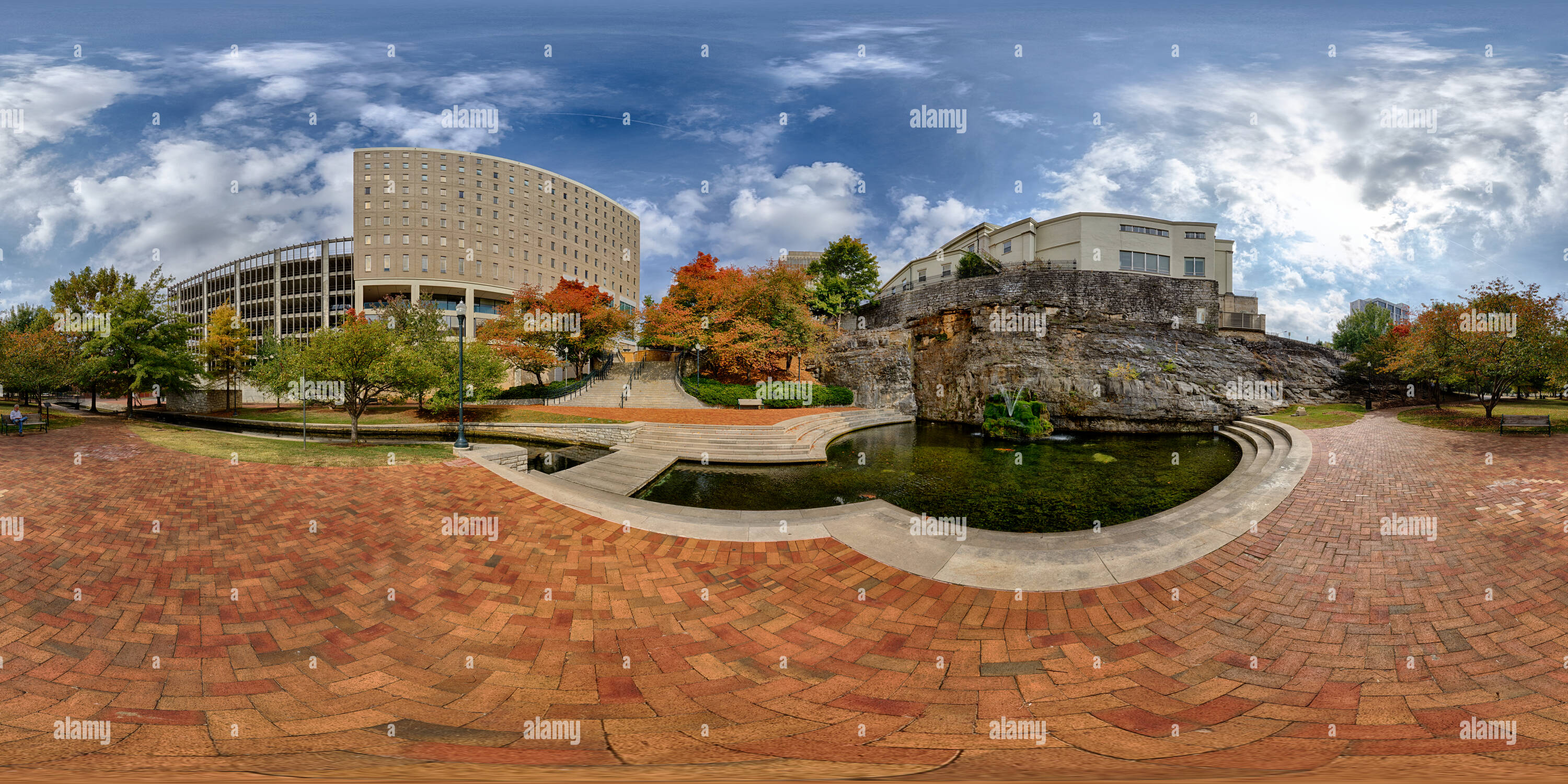 360° view of Big Spring Park, Huntsville, Alabama - Alamy