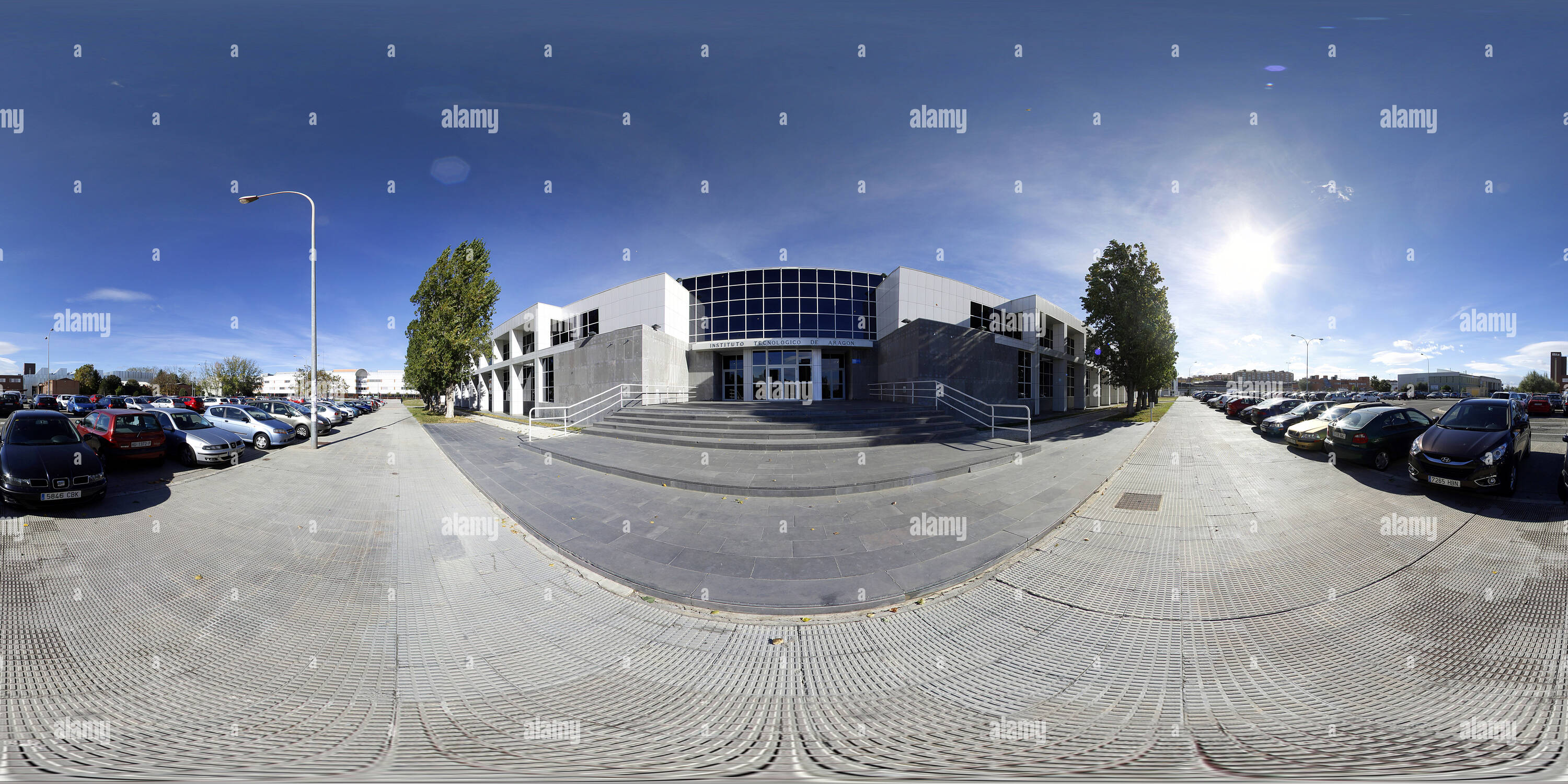 360 degree panoramic view of Aragon Institute of Technology. Outside