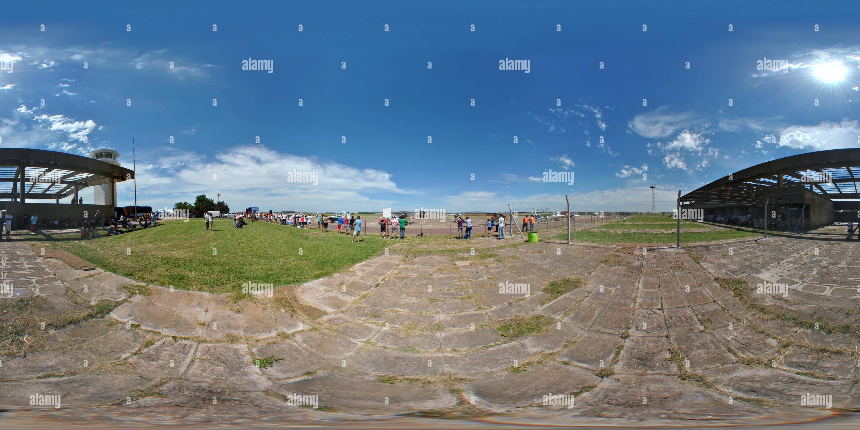 360 degree panoramic view of Olavarria Air Show