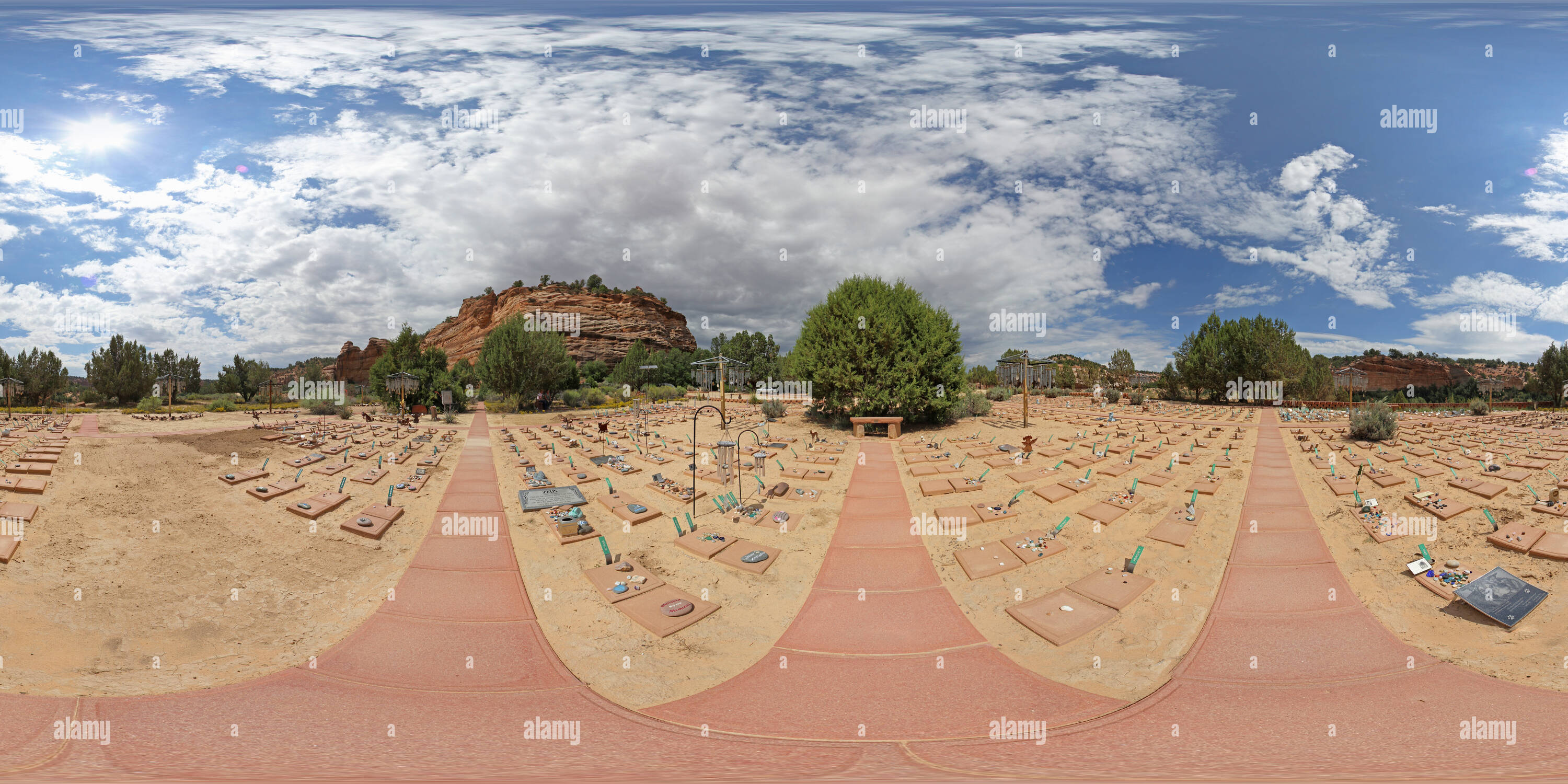 360° view of Best Friends' Pet Cemetery Alamy