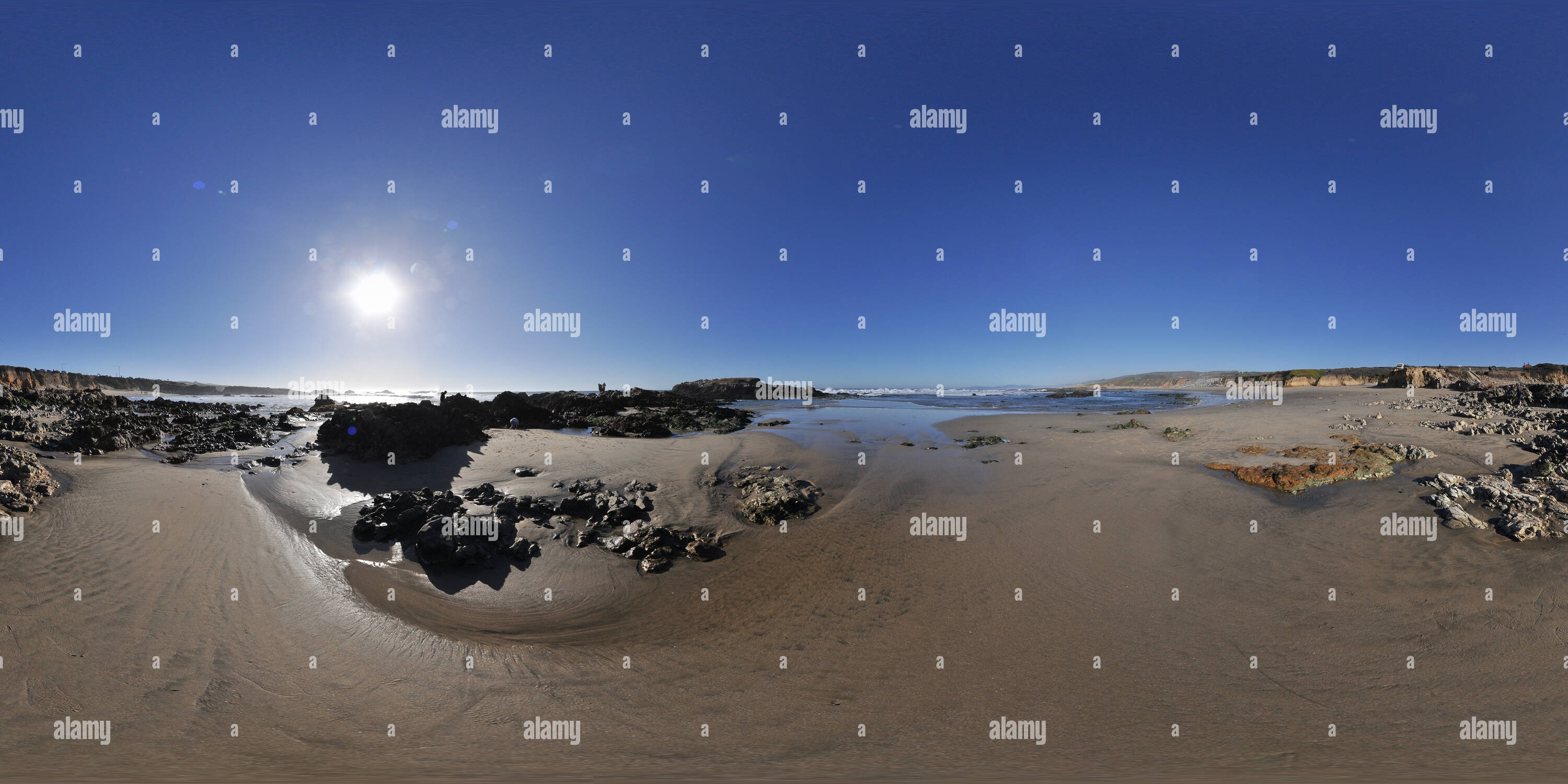 360° view of Also at the Tide Pools at Pescadero State Beach Alamy