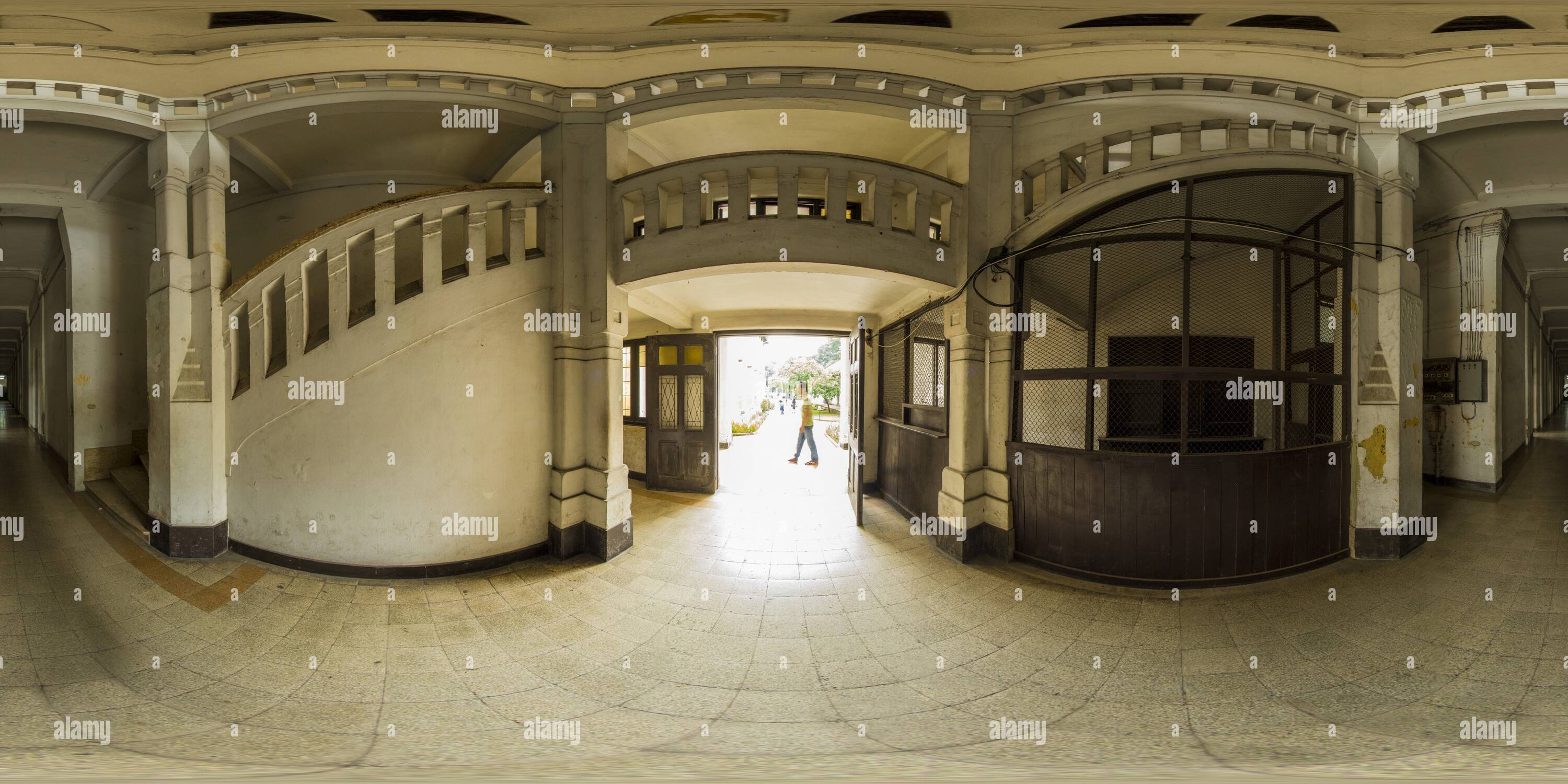 360 degree panoramic view of Lawang Sewu Inside