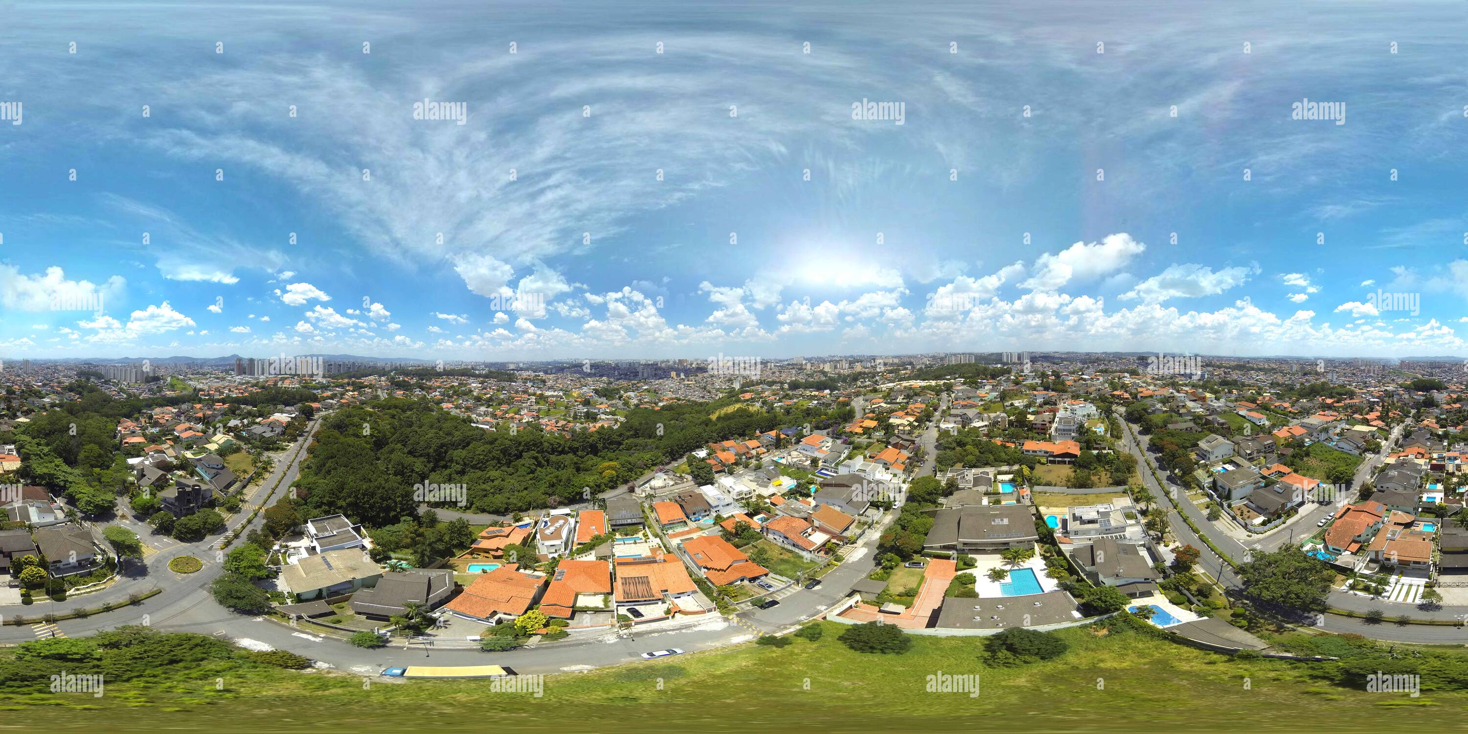 360 degree panoramic view of Parque dos Principes