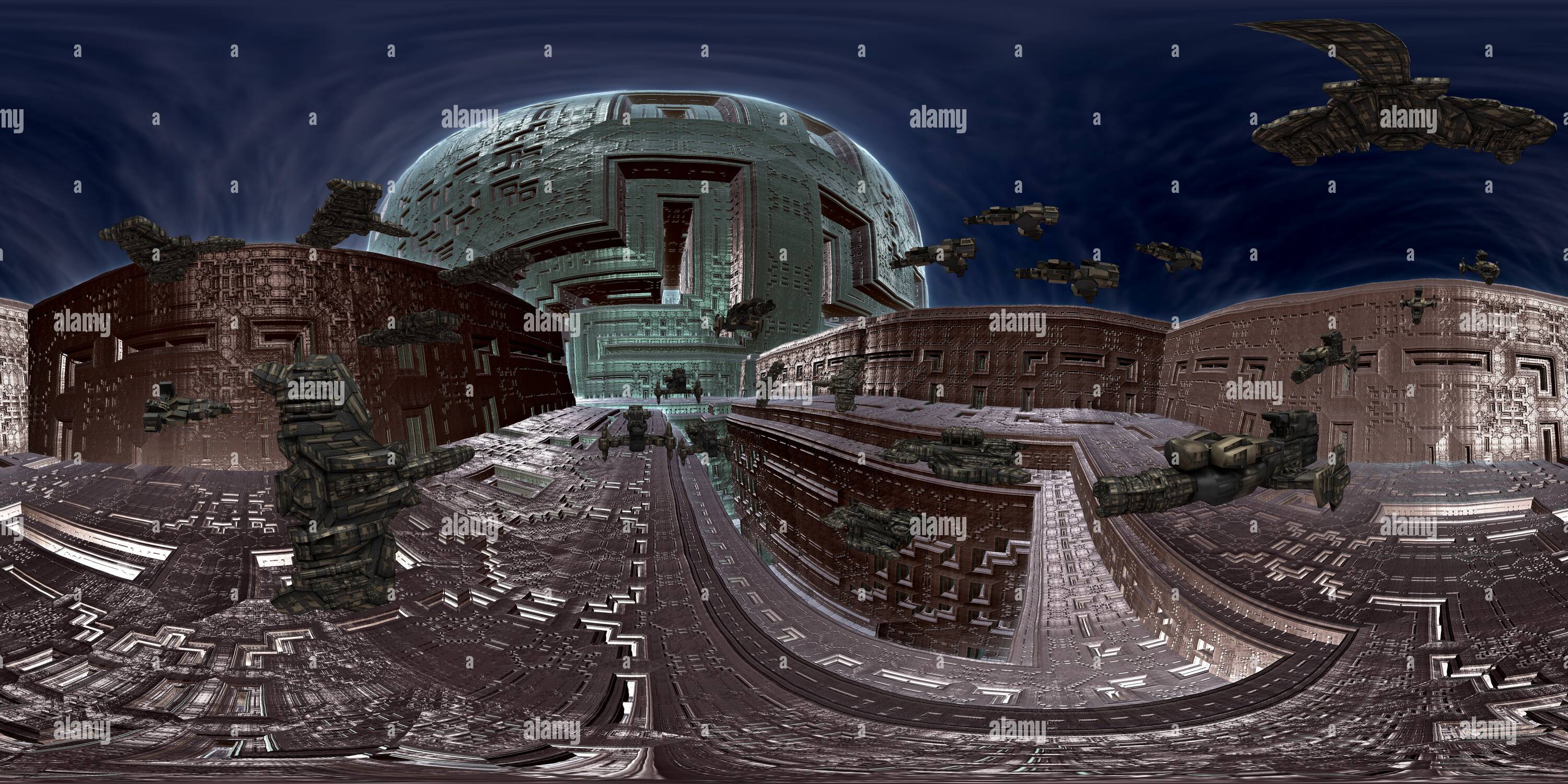 360 degree panoramic view of Rise of the Death Star