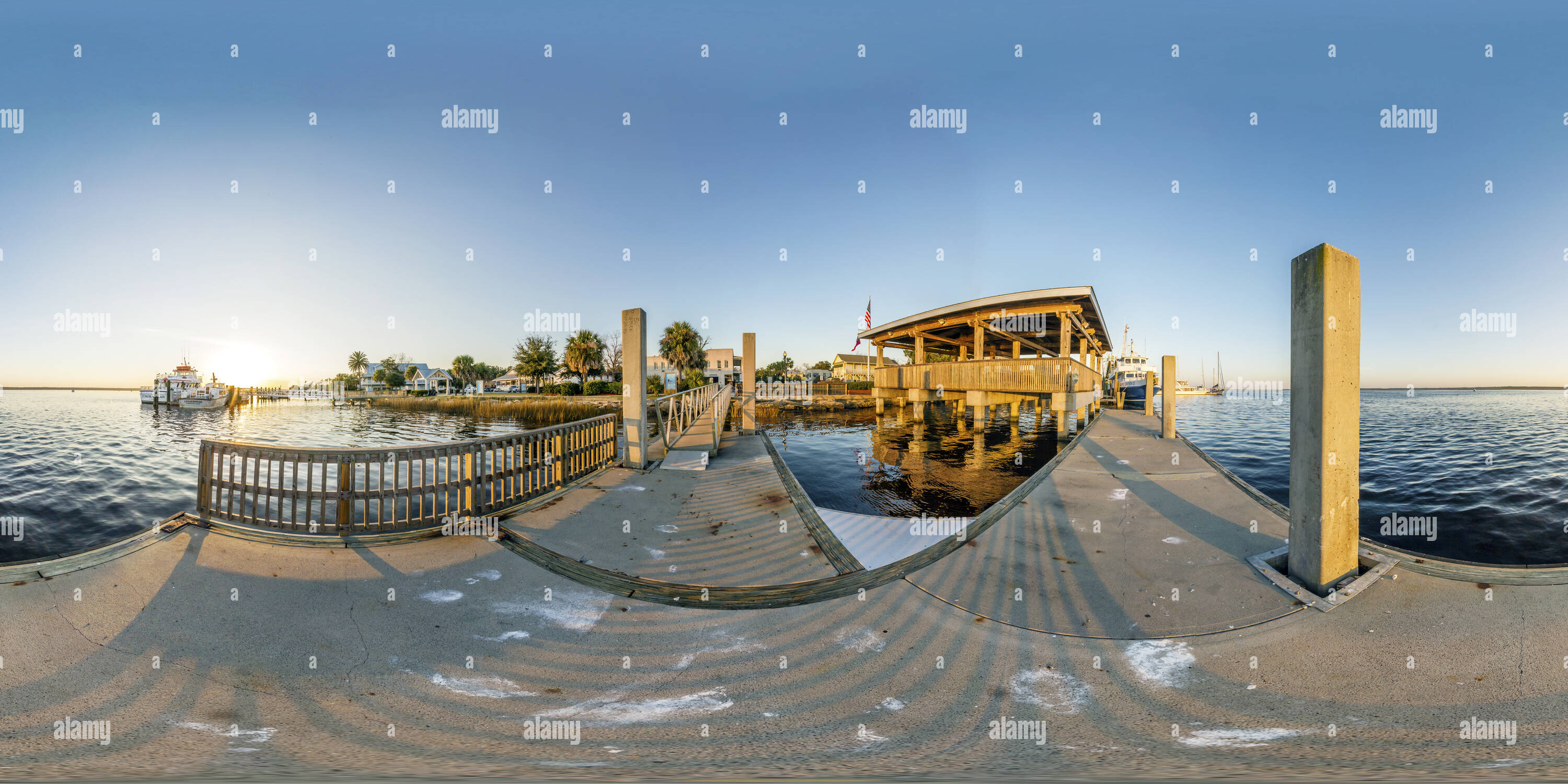 360° view of Saint Marys Waterfront Alamy