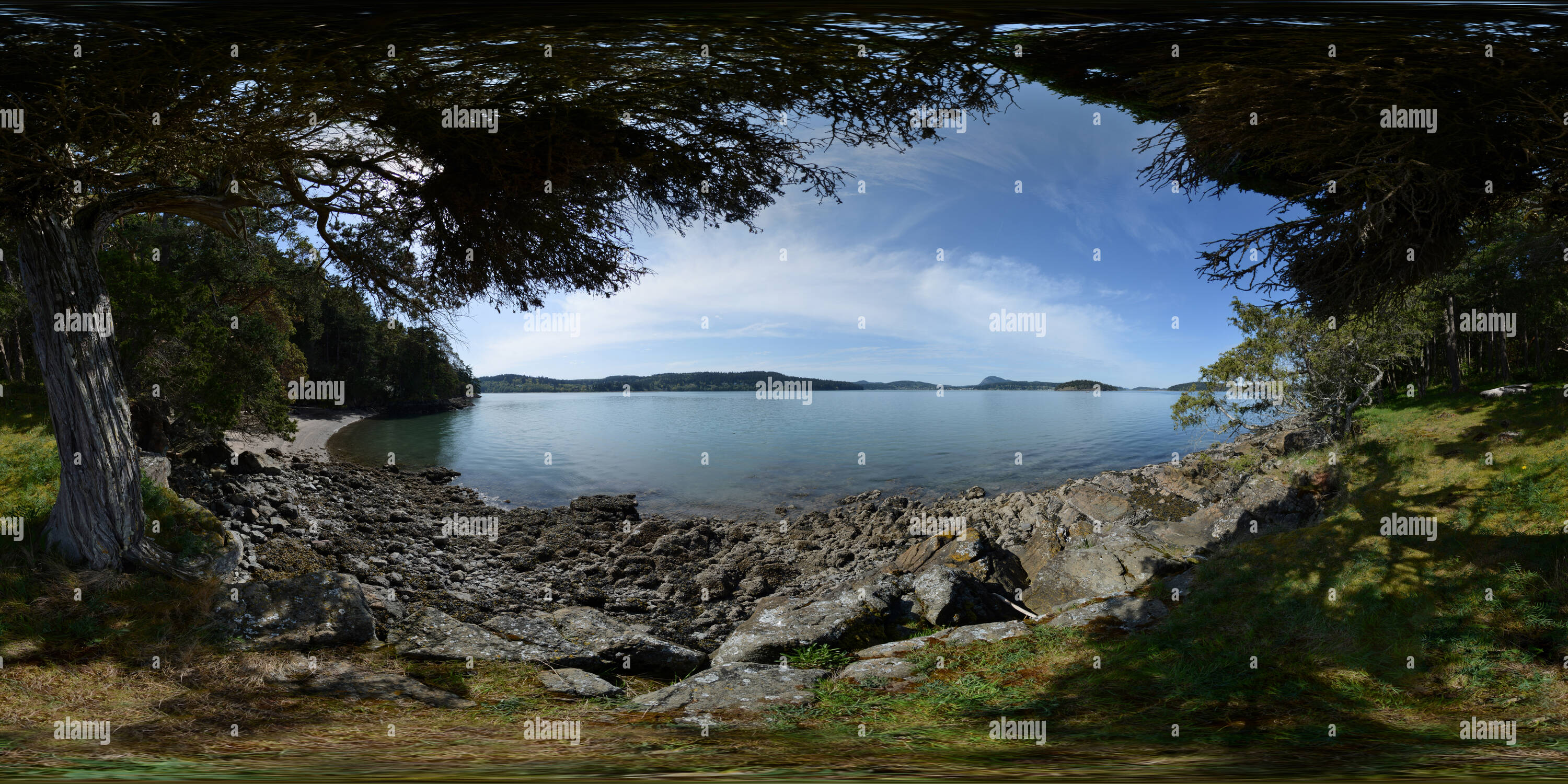 360° view of Hope Island State Park, Washington State, USA Alamy