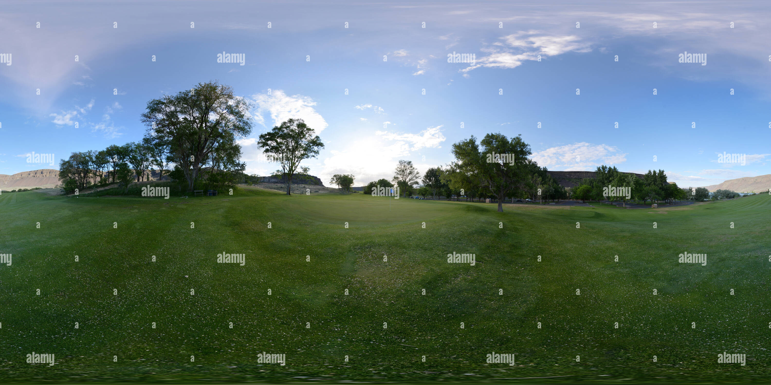 360° view of Vic Meyers Golf Course, Sun Lakes Resort, Grant Co