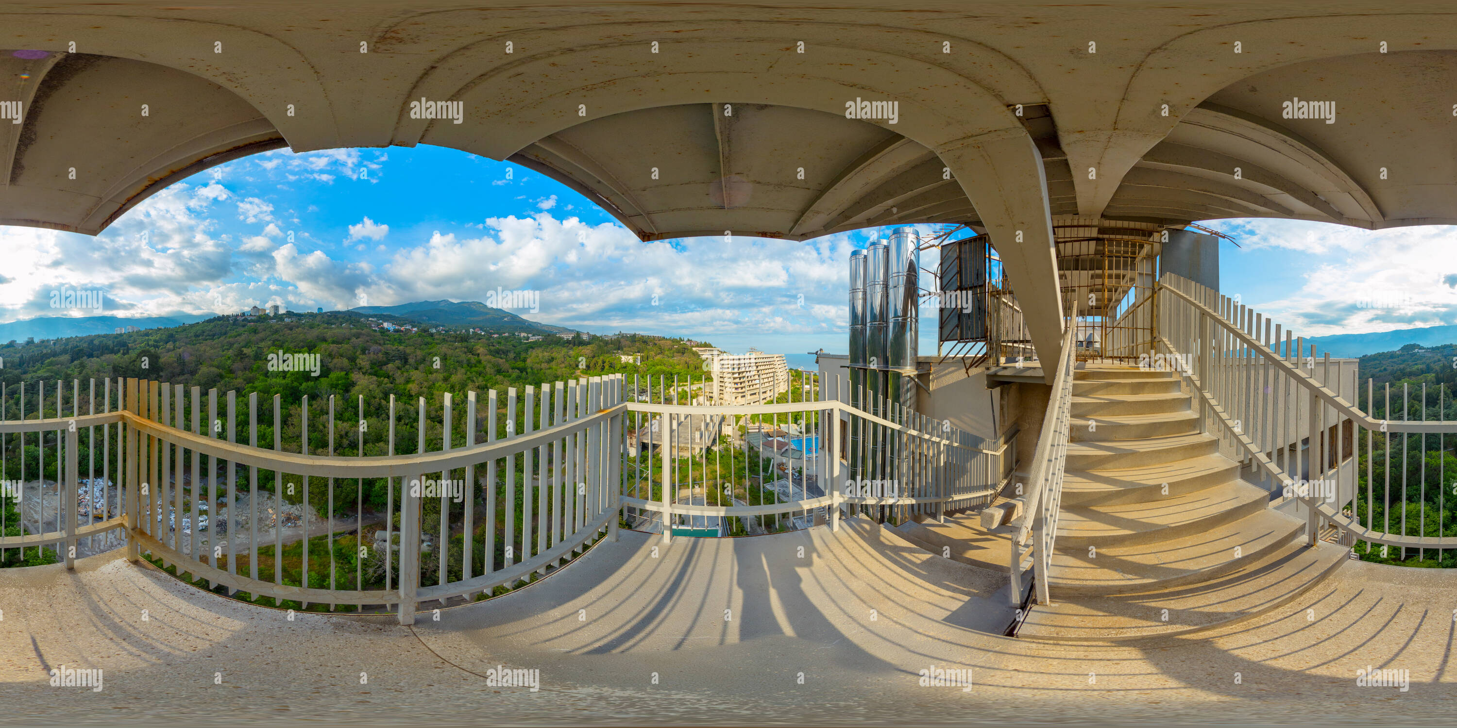 360 degree panoramic view of Hotel Yalta Intourist