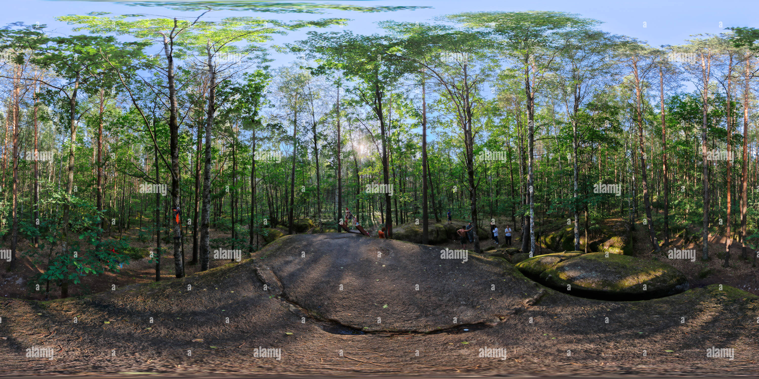 360° view of Stone Village 01 Alamy