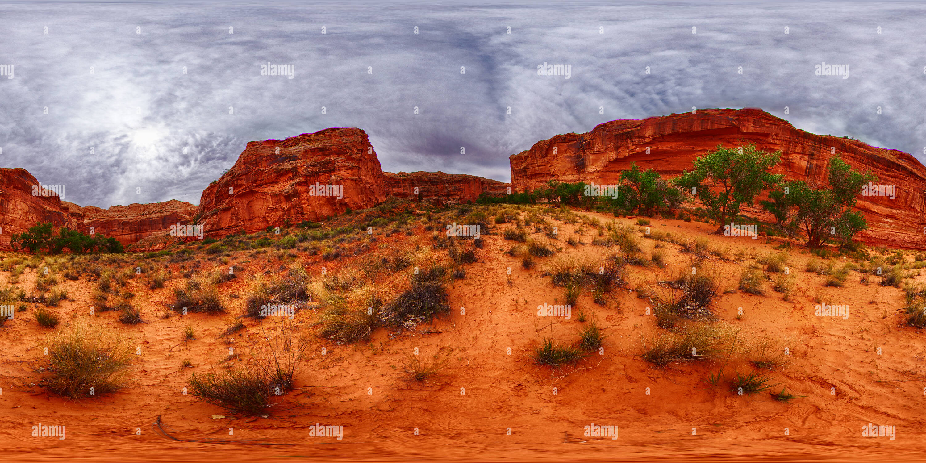 360° view of Horseshoe Canyon, Canyonlands National Park, Utah, USA Alamy